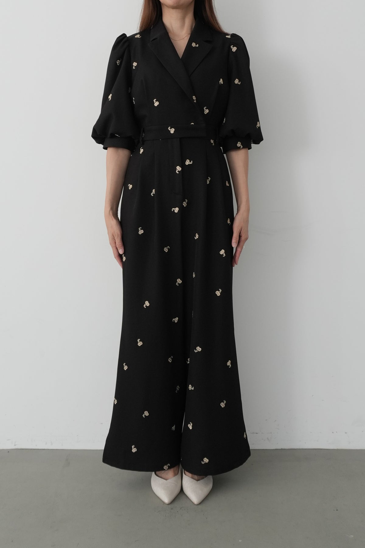model:164cm size:M color:ブラック