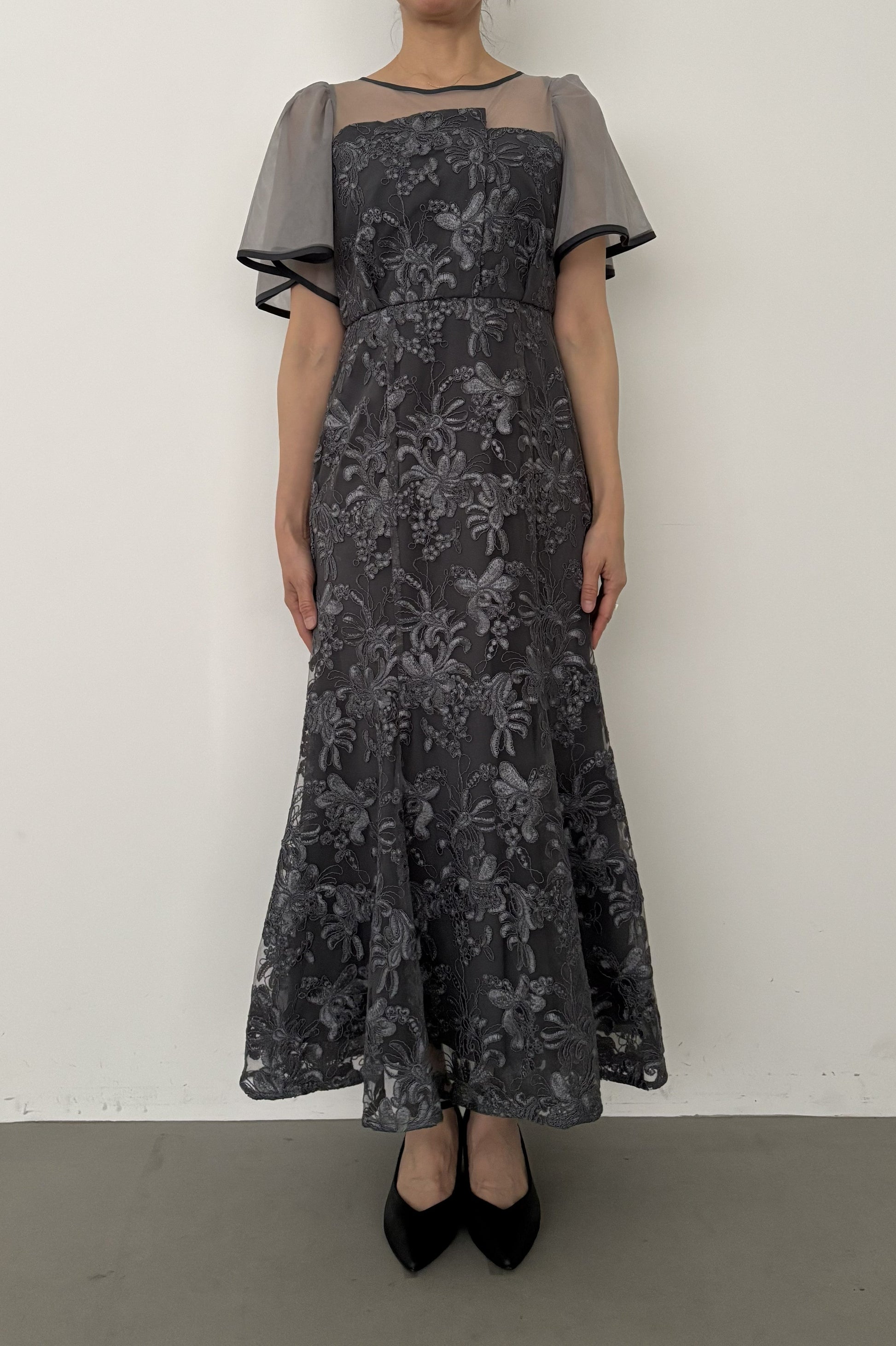 model:164cm size:L color:ネイビー