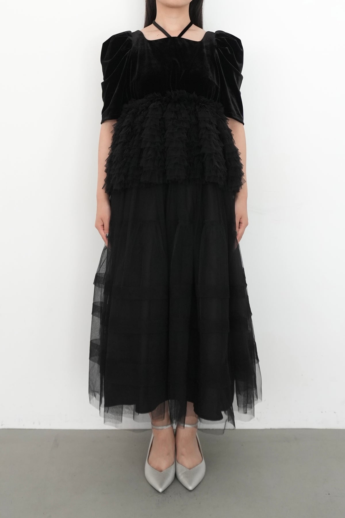 model:159cm size:M color:ブラック