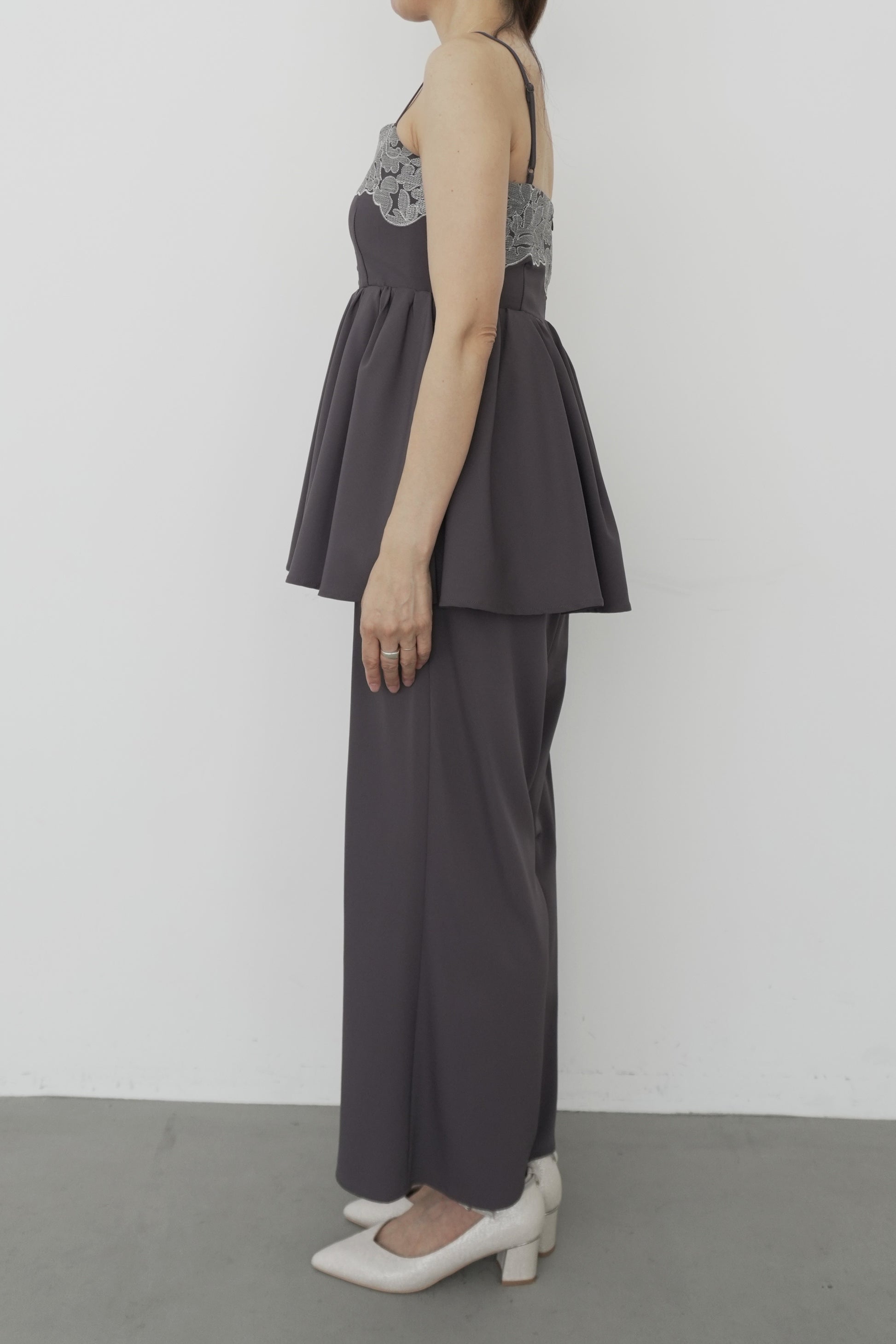 model:164cm size:S color:ブラウン