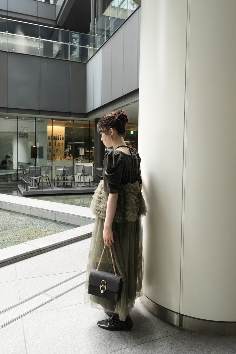 model:153cm size:S color:オリーブ