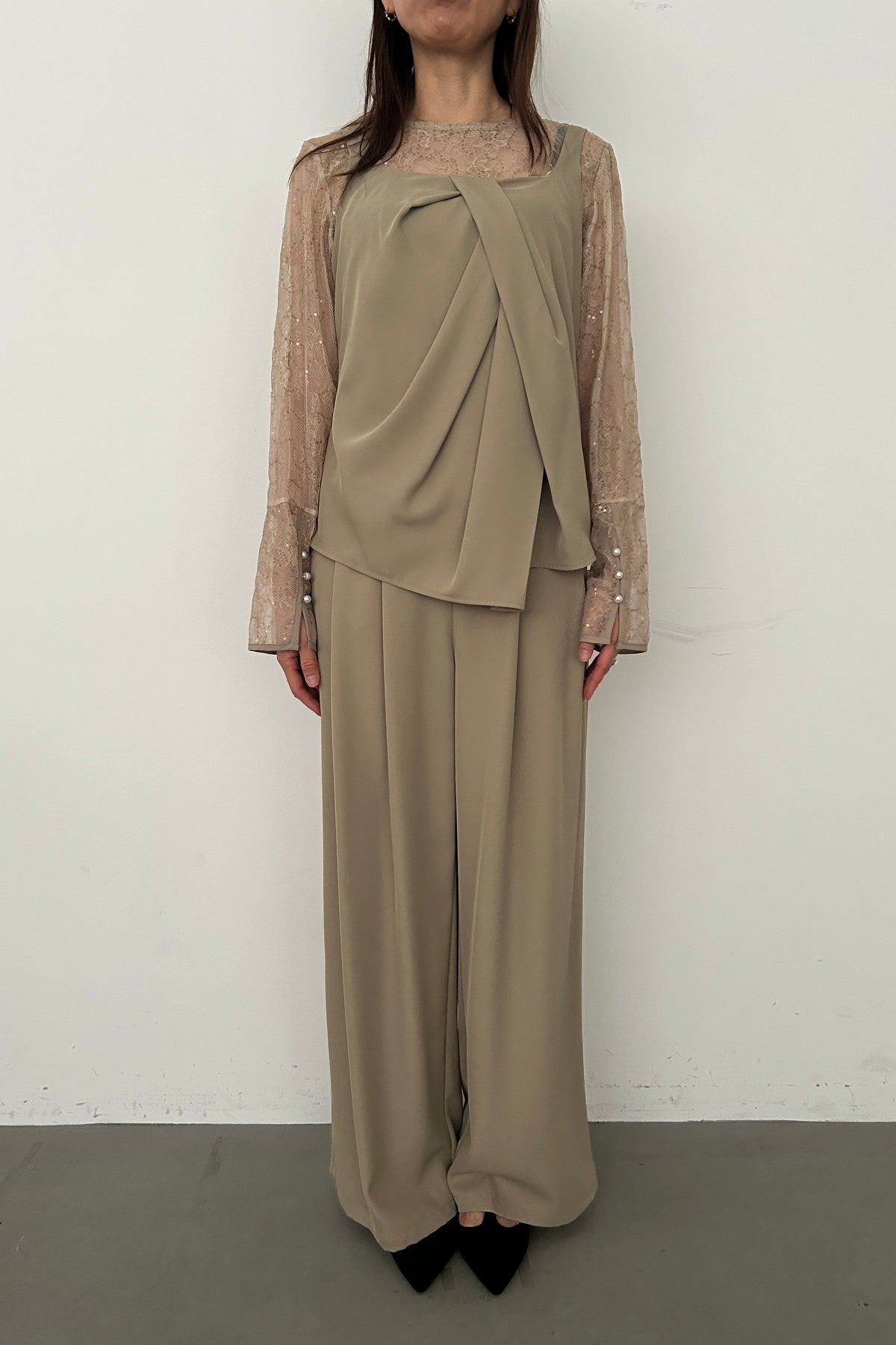 model:164cm size:L color:イエロー
