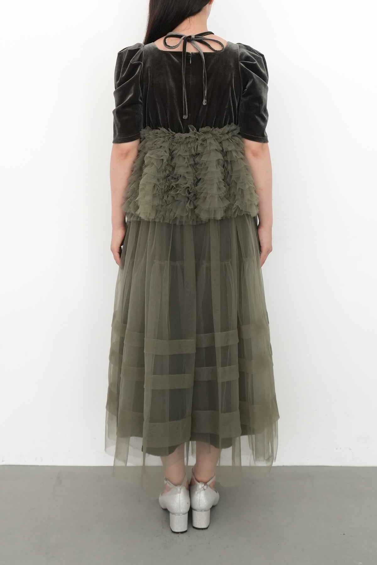 model:159cm size:S color:オリーブ