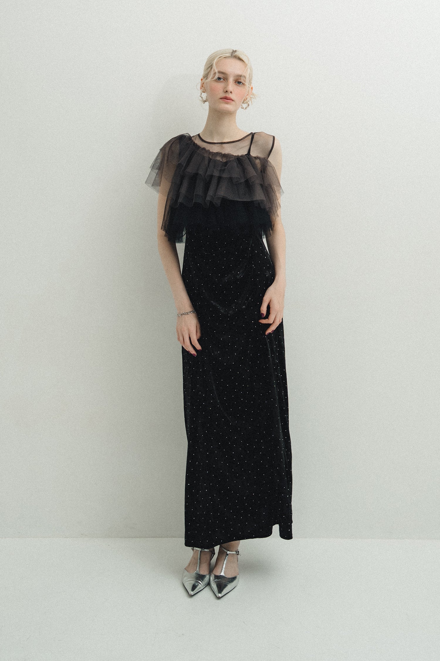 model:174cm size:モデルサイズ color:ブラック