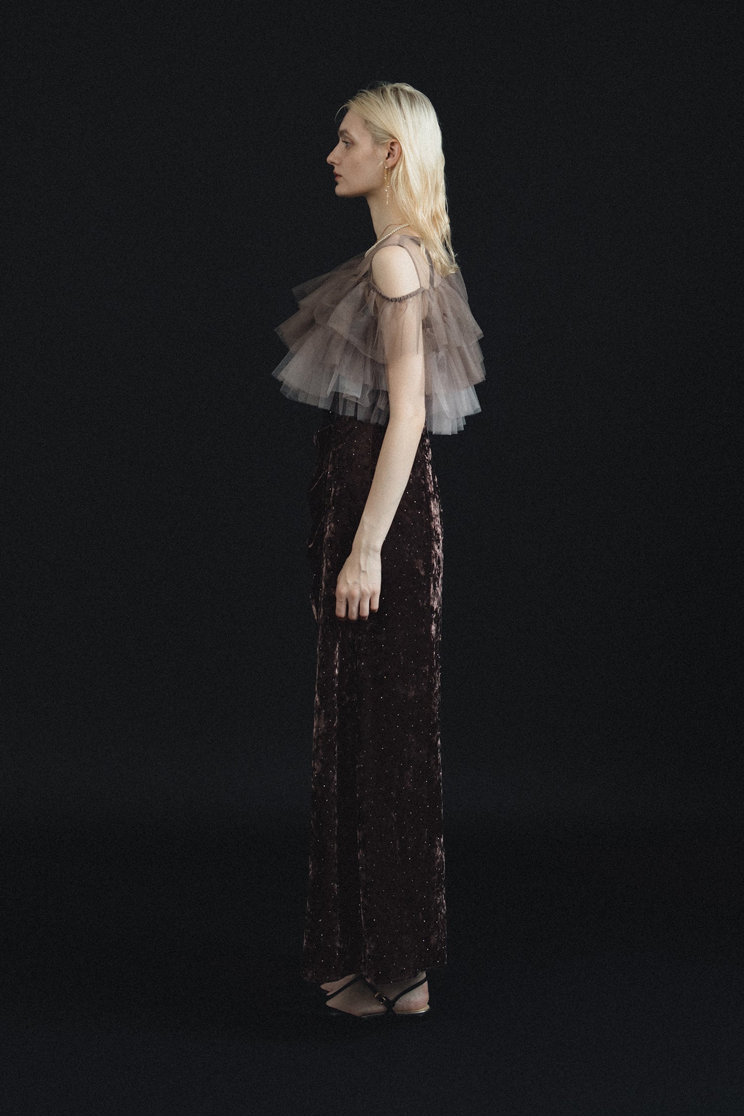 model:174cm size:モデルサイズ color:ブラウン