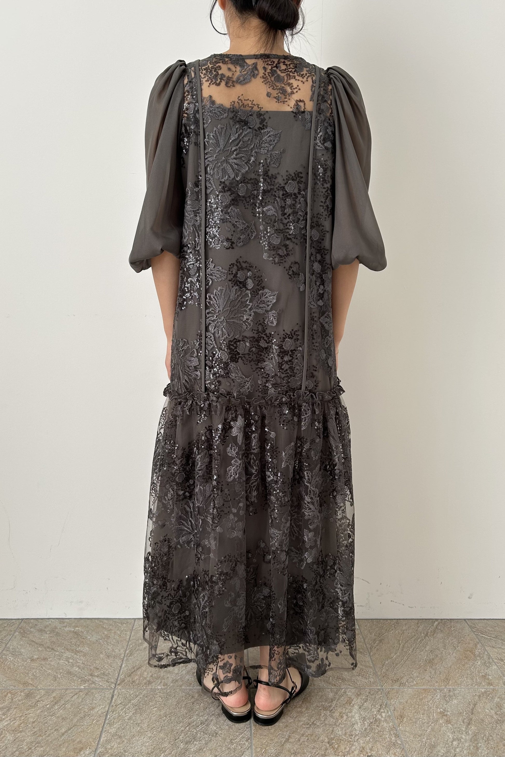model:155cm size:S color:グレー