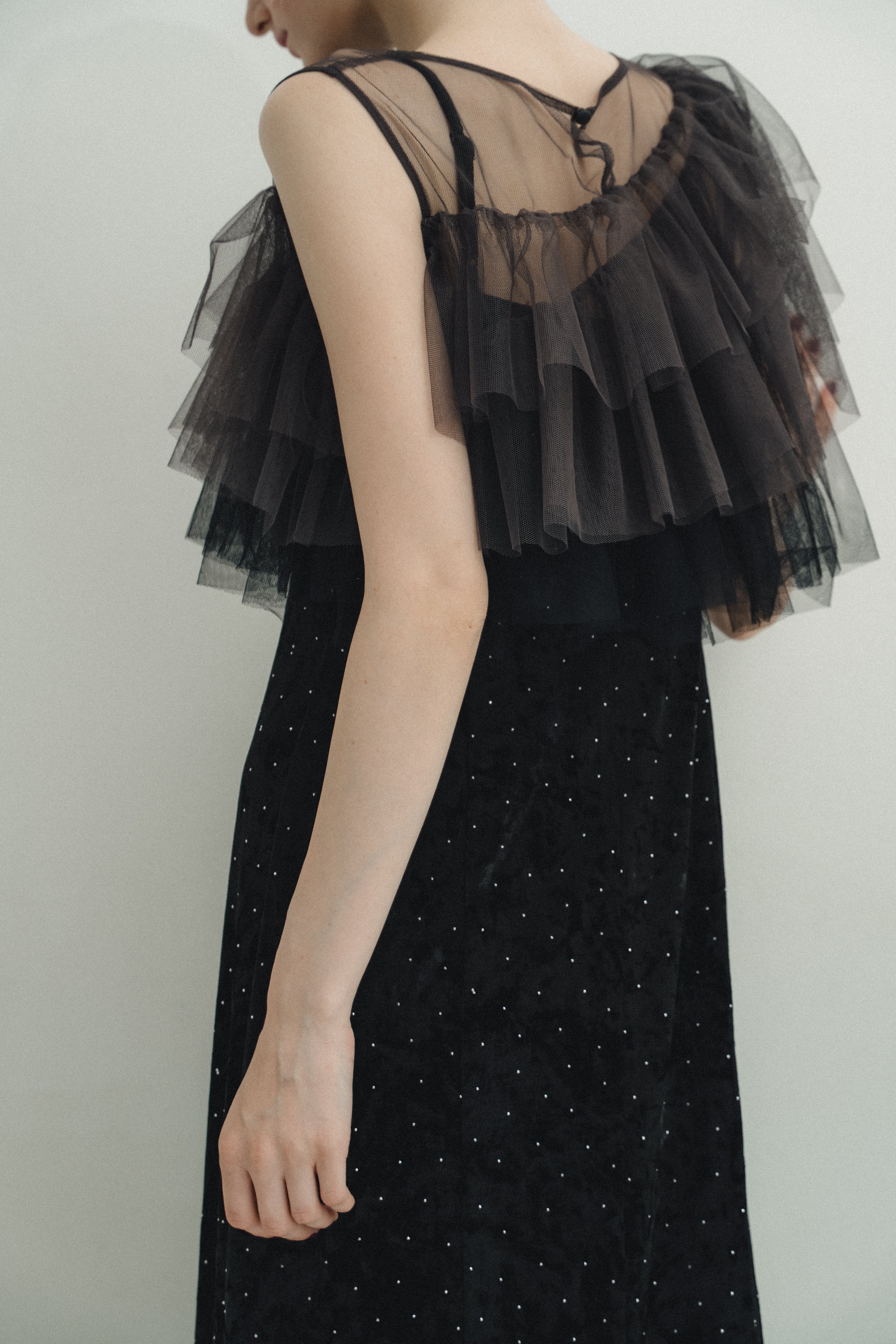 model:174cm size:モデルサイズ color:ブラック