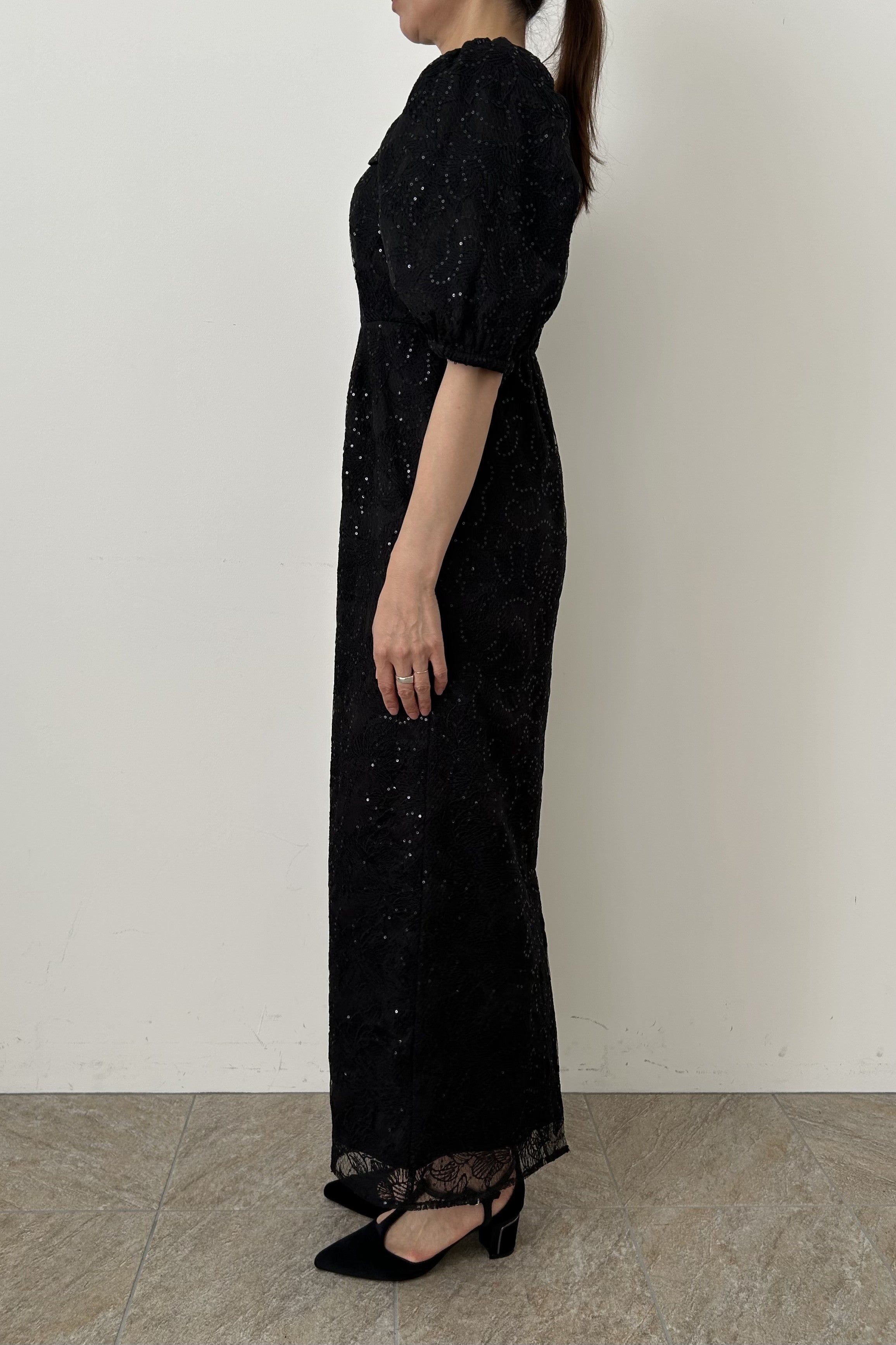 model:164cm size:L color:ブラック