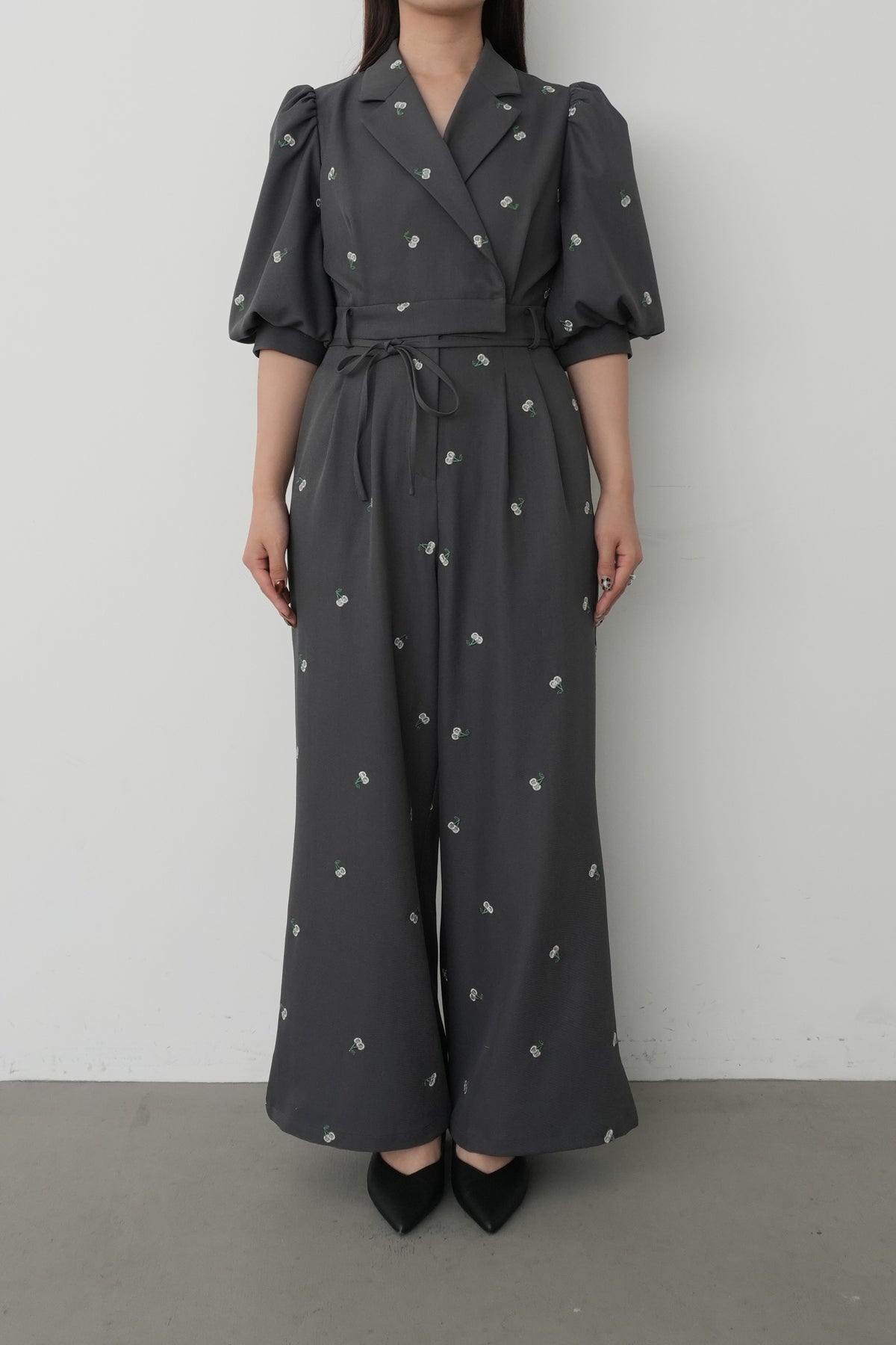 model:159cm size:S color:グレー
