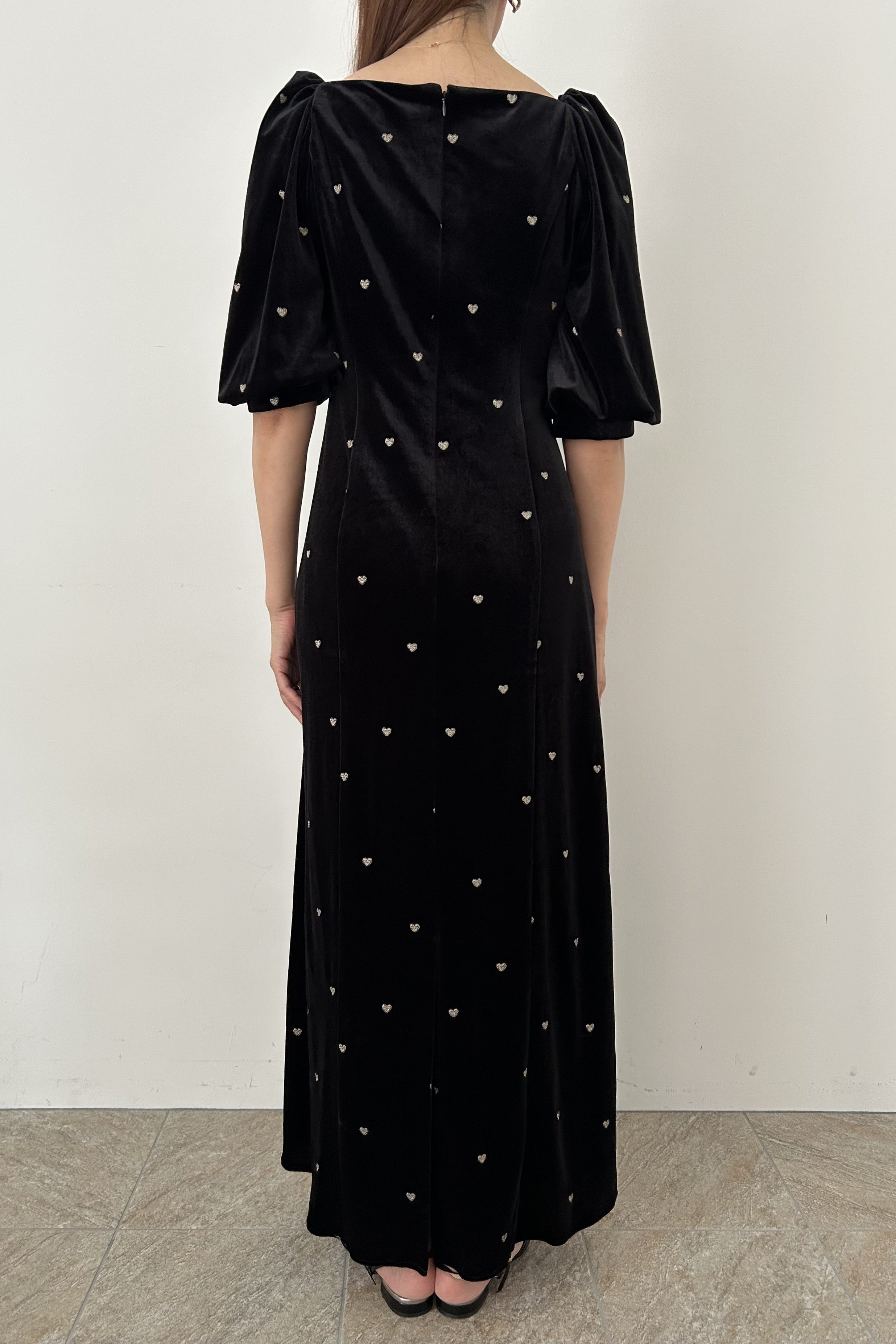model:164cm size:L color:ブラック