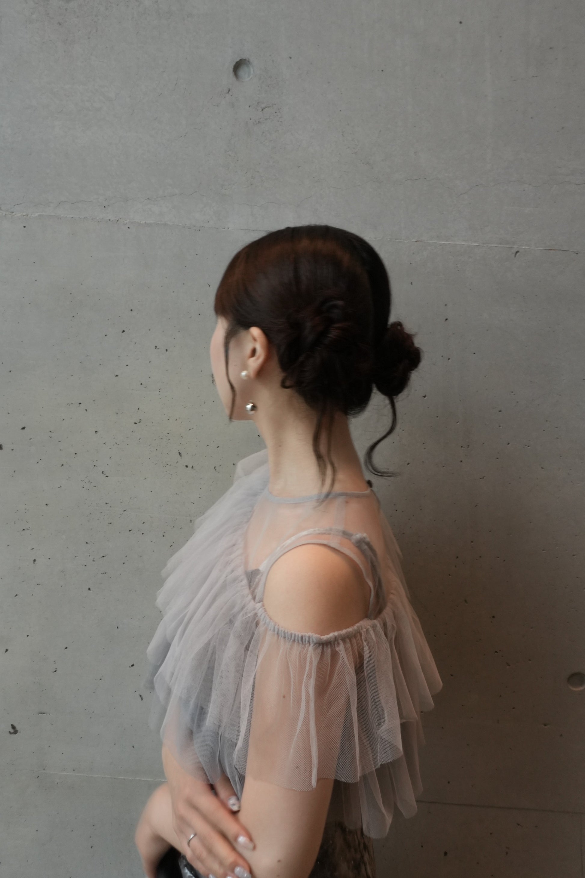 model:159cm size:M color:グレー