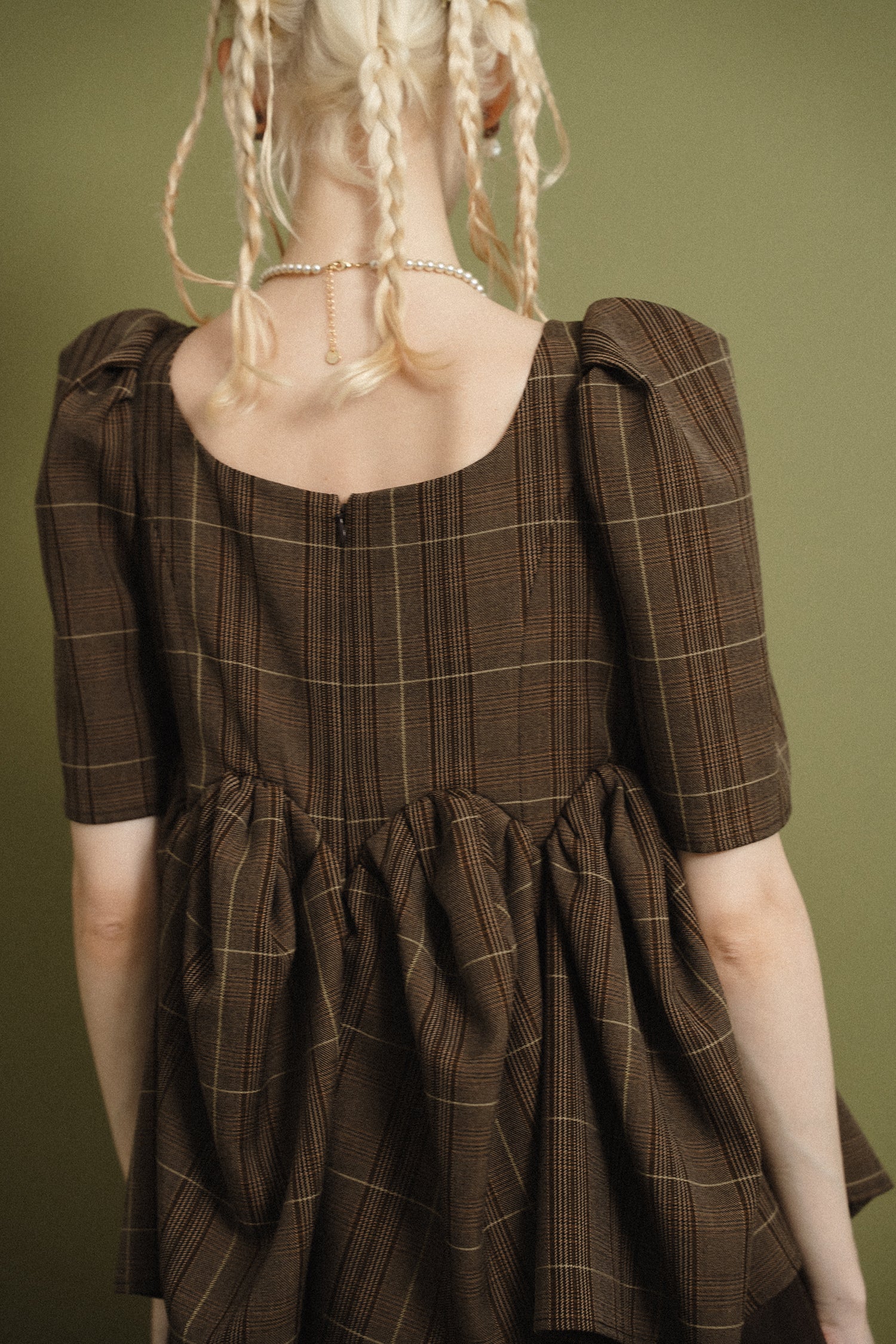 model:174cm size:モデルサイズ color:ブラウン