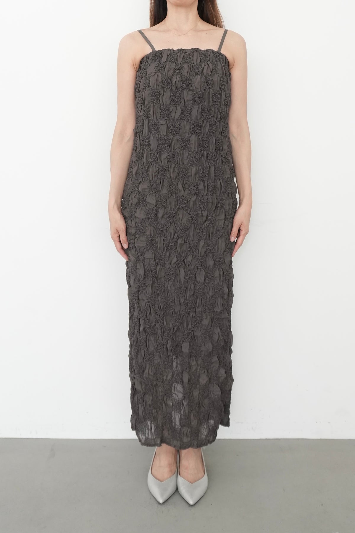 model:164cm size:L color:グレー