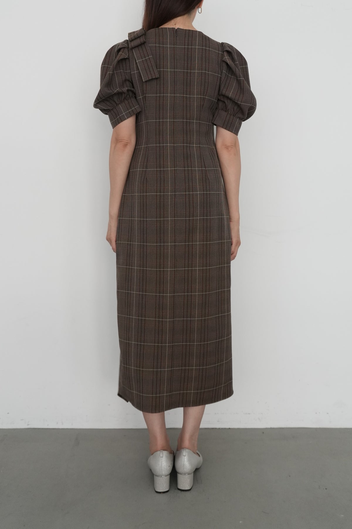 model:164cm size:M color:ブラウン