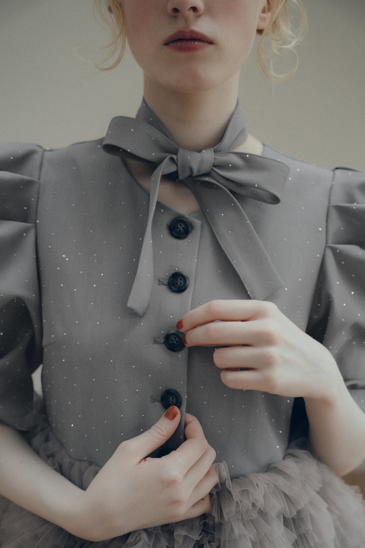 model:173cm size:L color:グレー