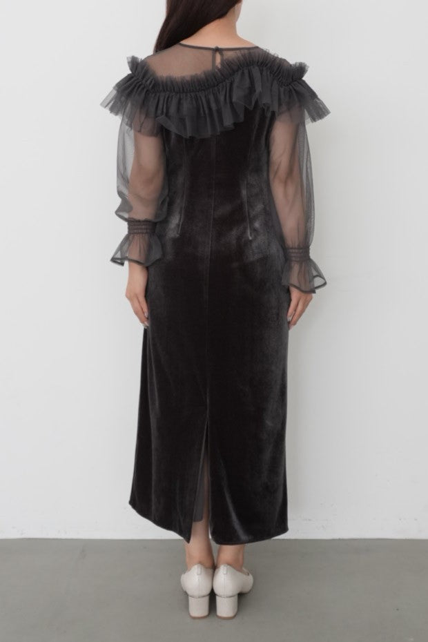 model:159cm size:S color:ブルーグレー