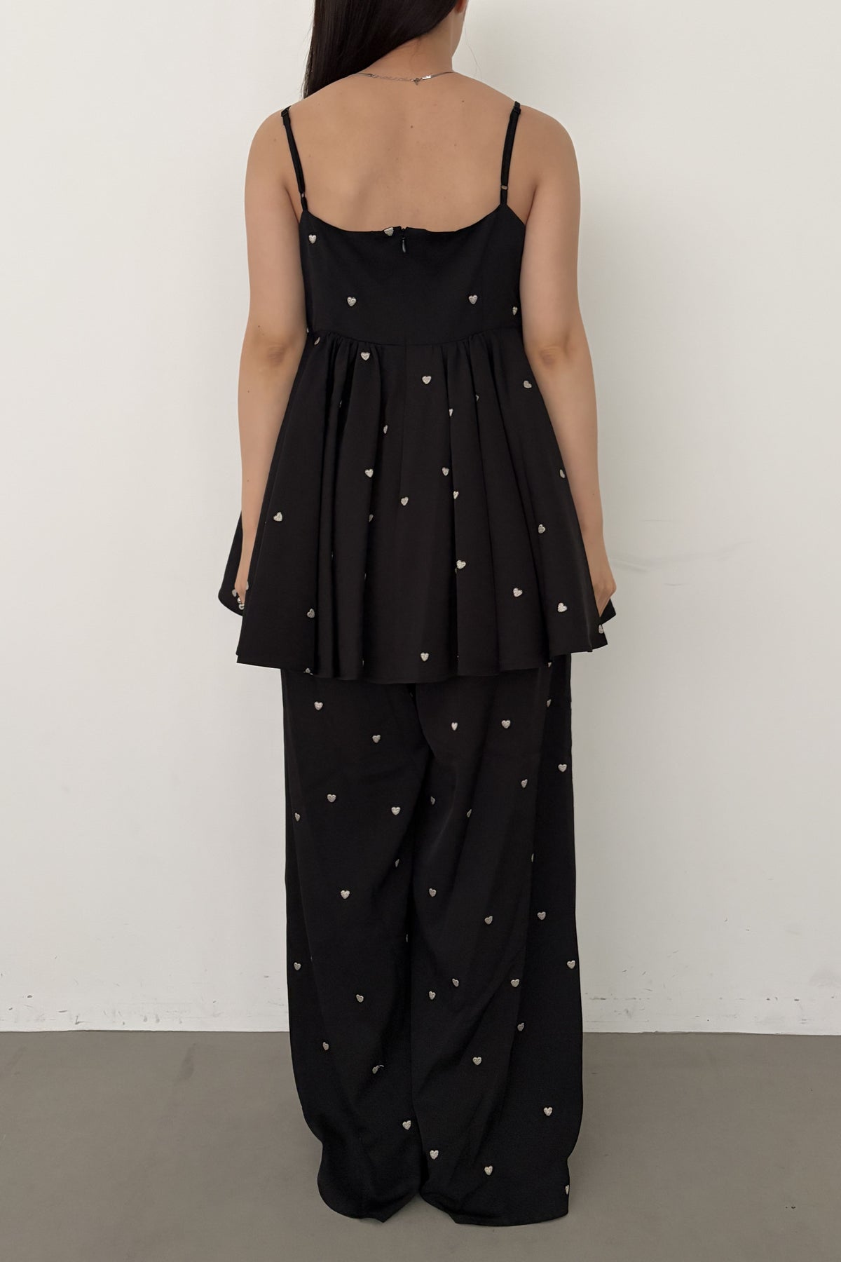 model:159cm size:L color:ブラック