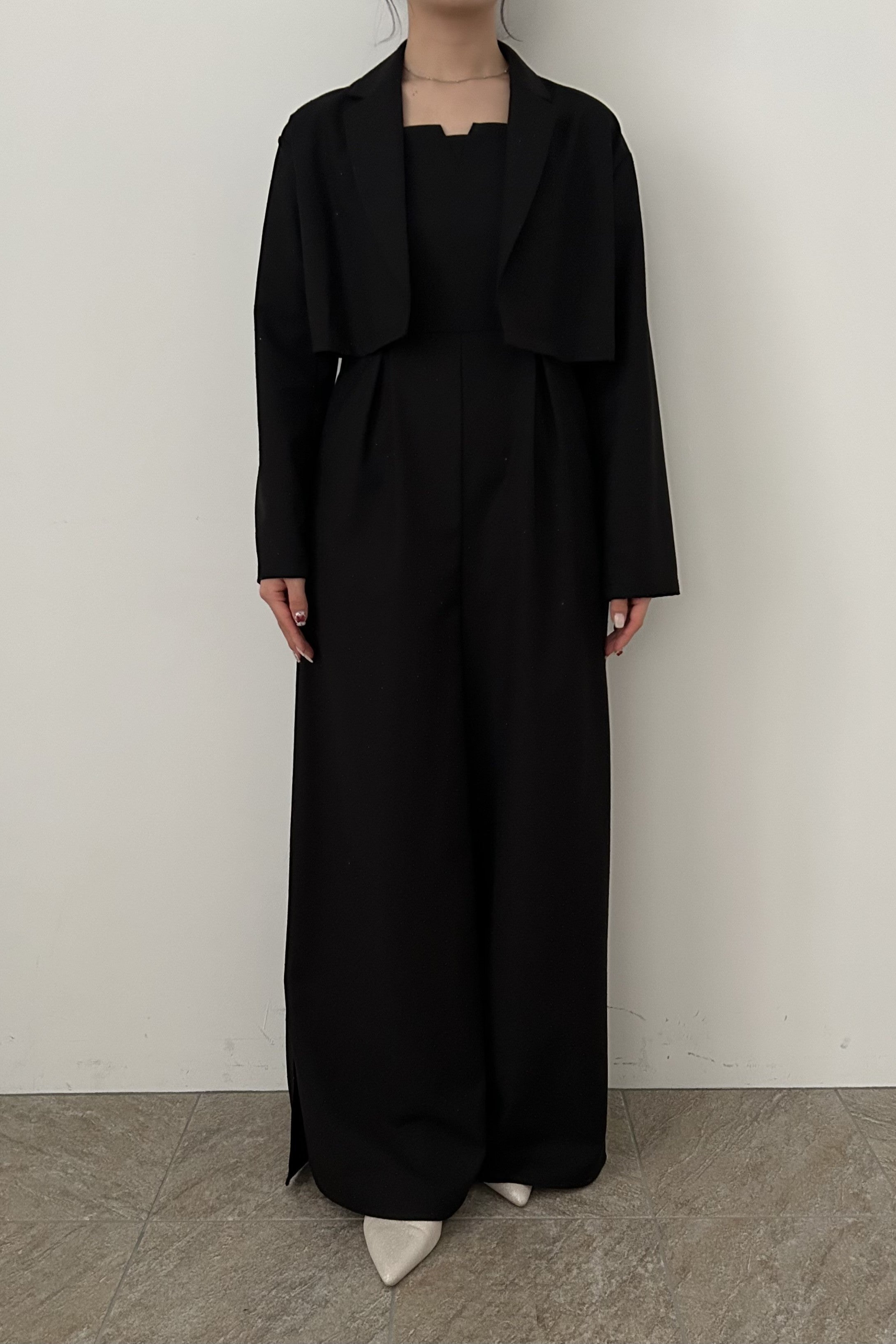model:159cm size:M color:ブラック