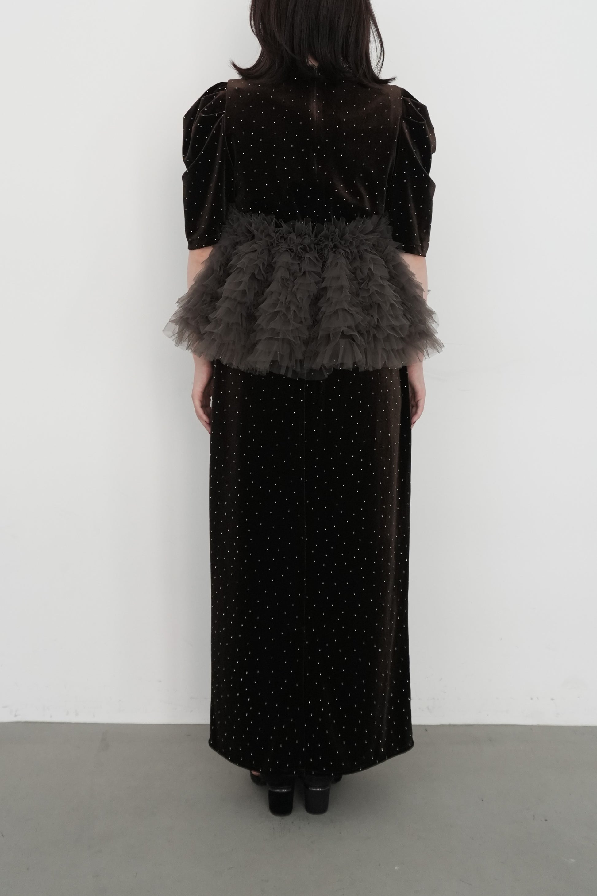 model:153cm size:L color:ブラウン