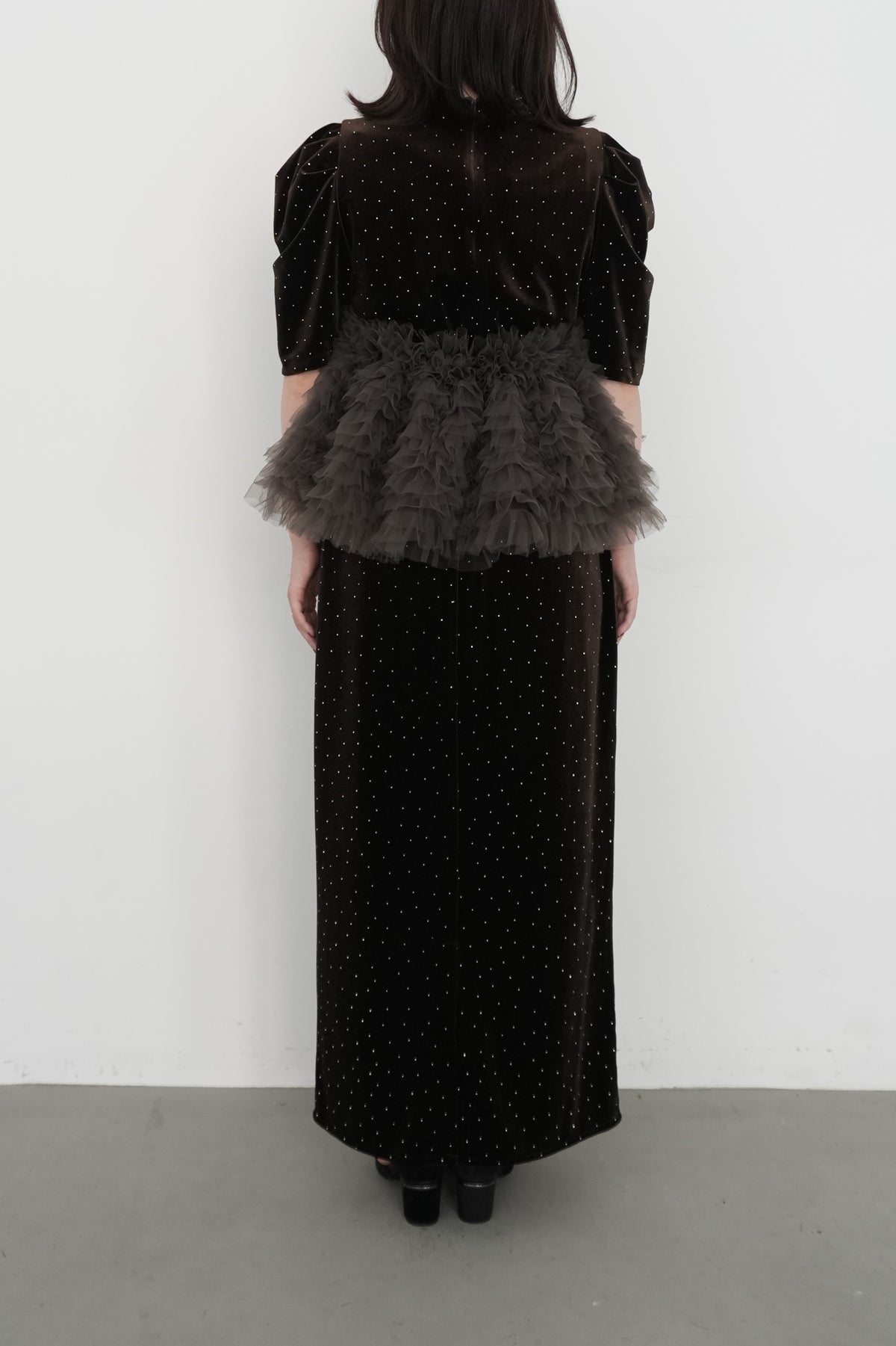 model:153cm size:L color:ブラウン