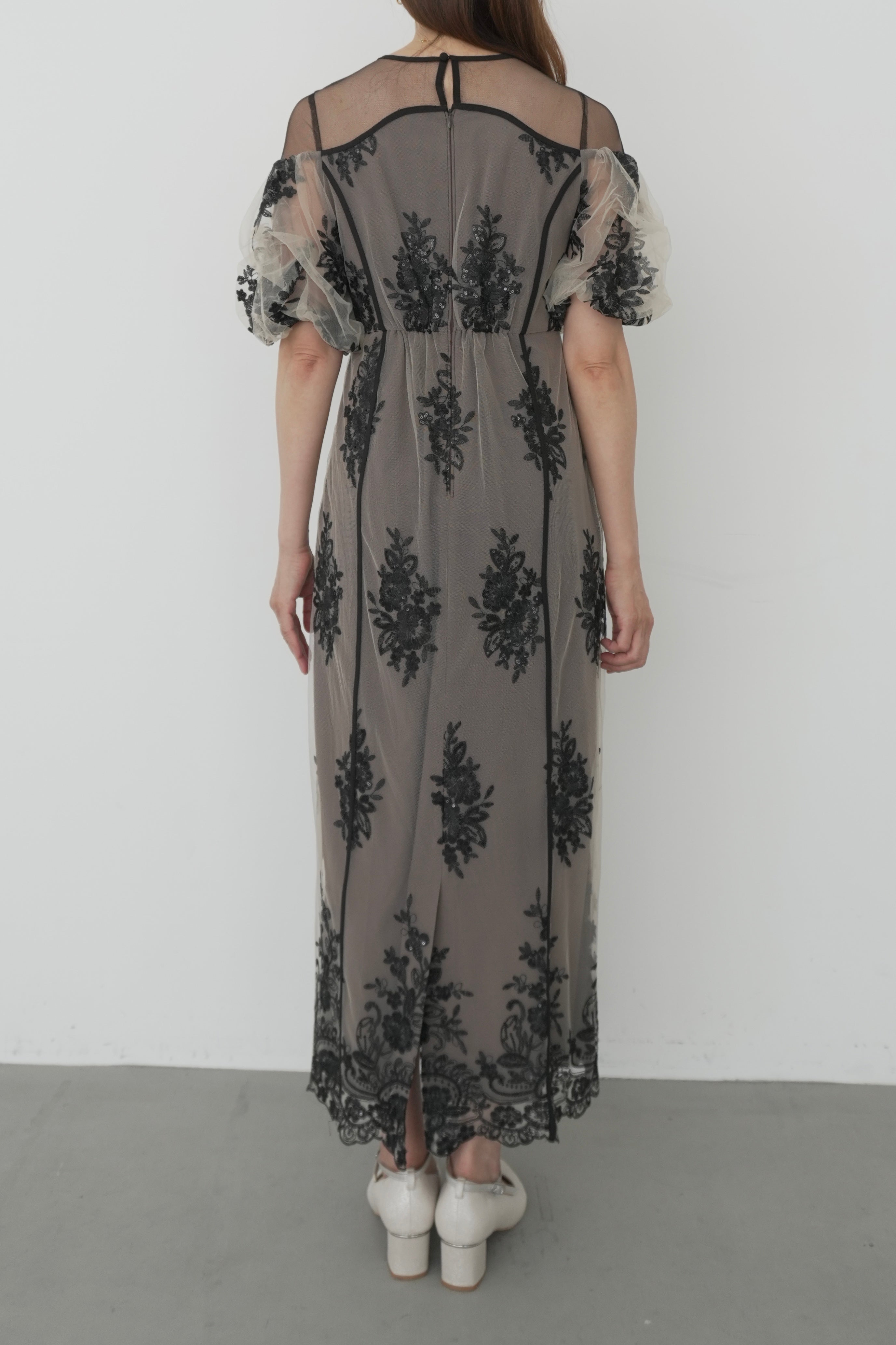 model:164cm size:M color:ベージュ