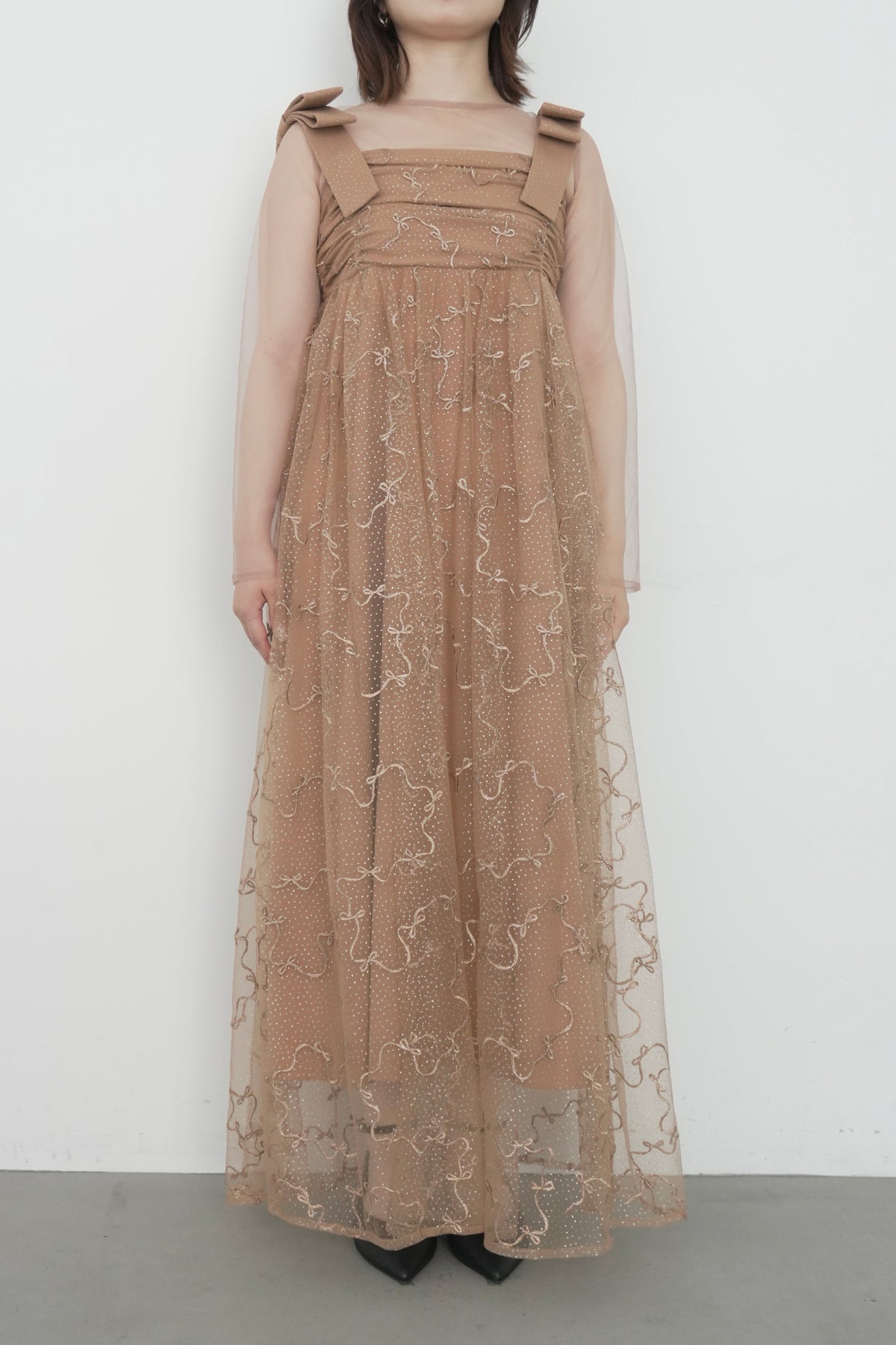 model:153cm size:S color:テラコッタ