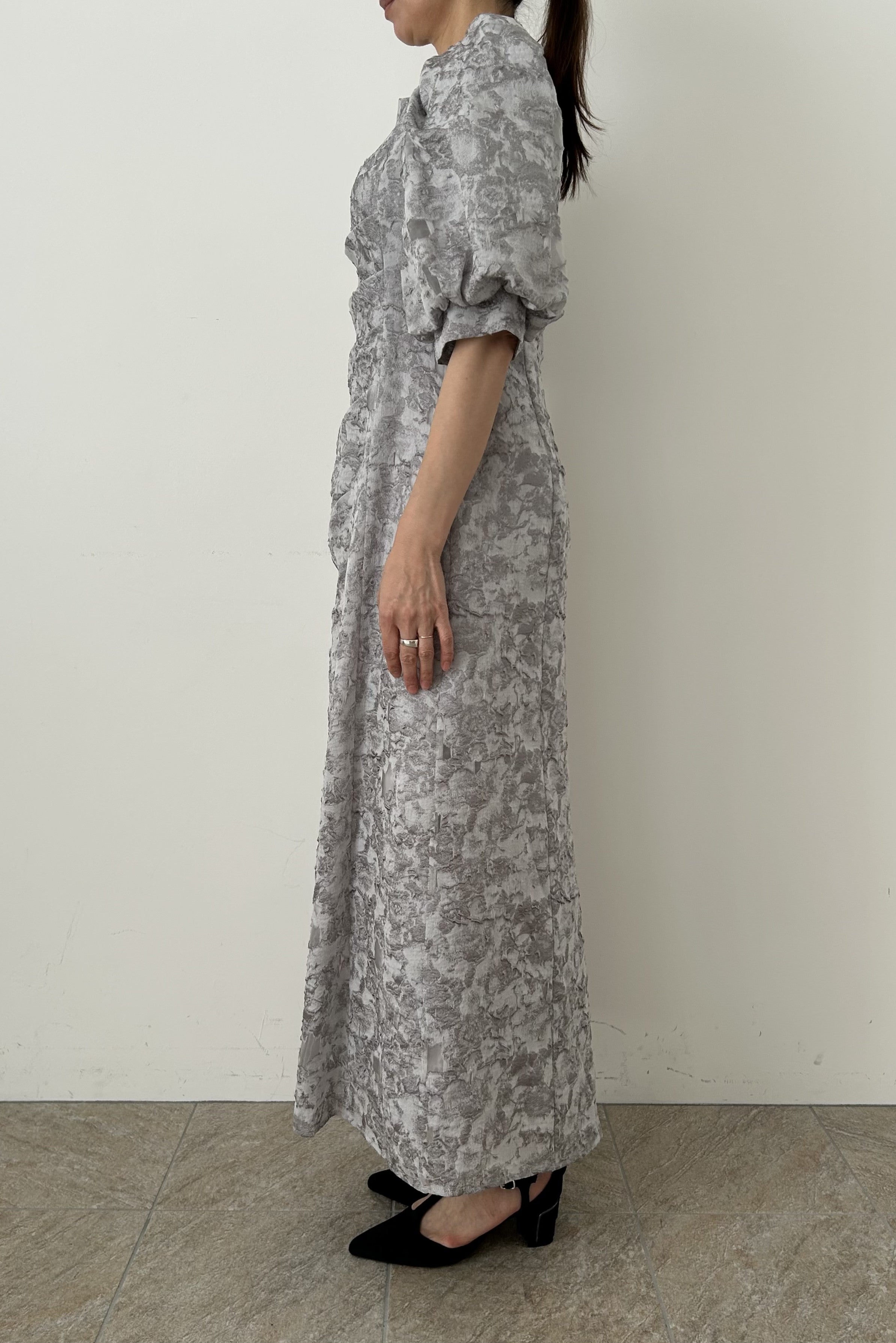 model:164cm size:L color:グレー