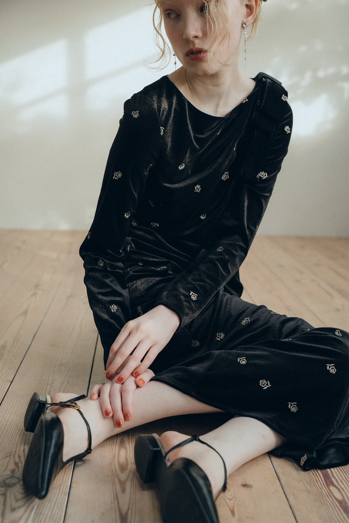 model:173cm size:モデルサイズ color:ブラック