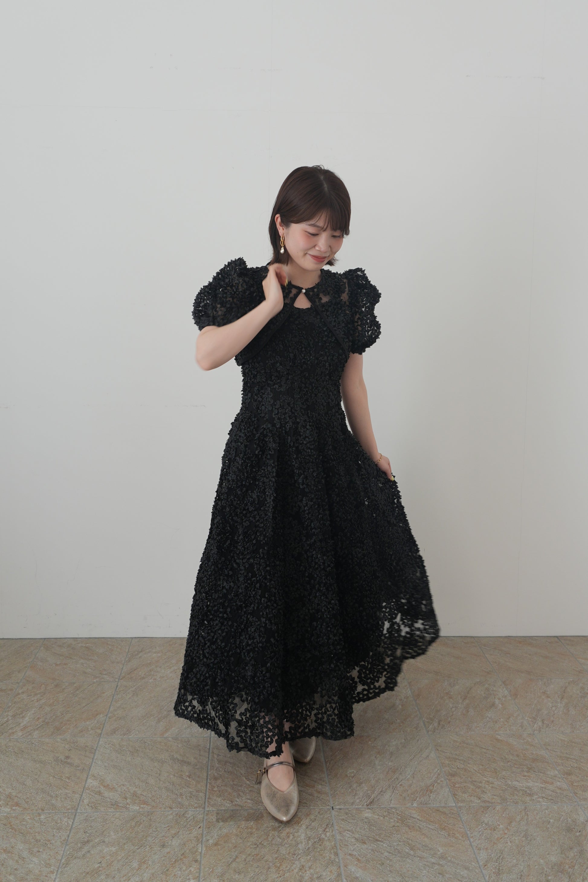 model:153cm size:S color:ブラック