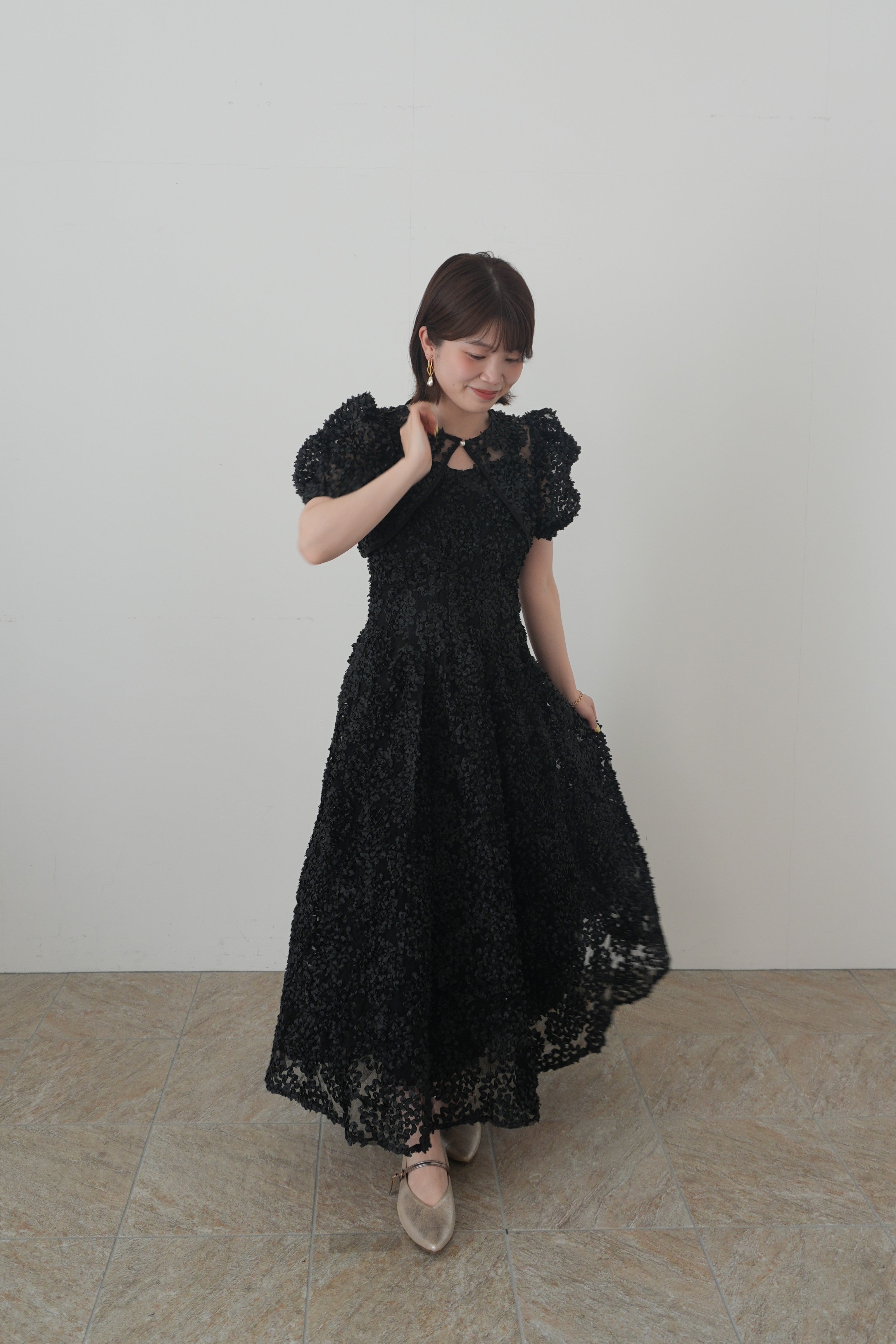 model:153cm size:S color:ブラック