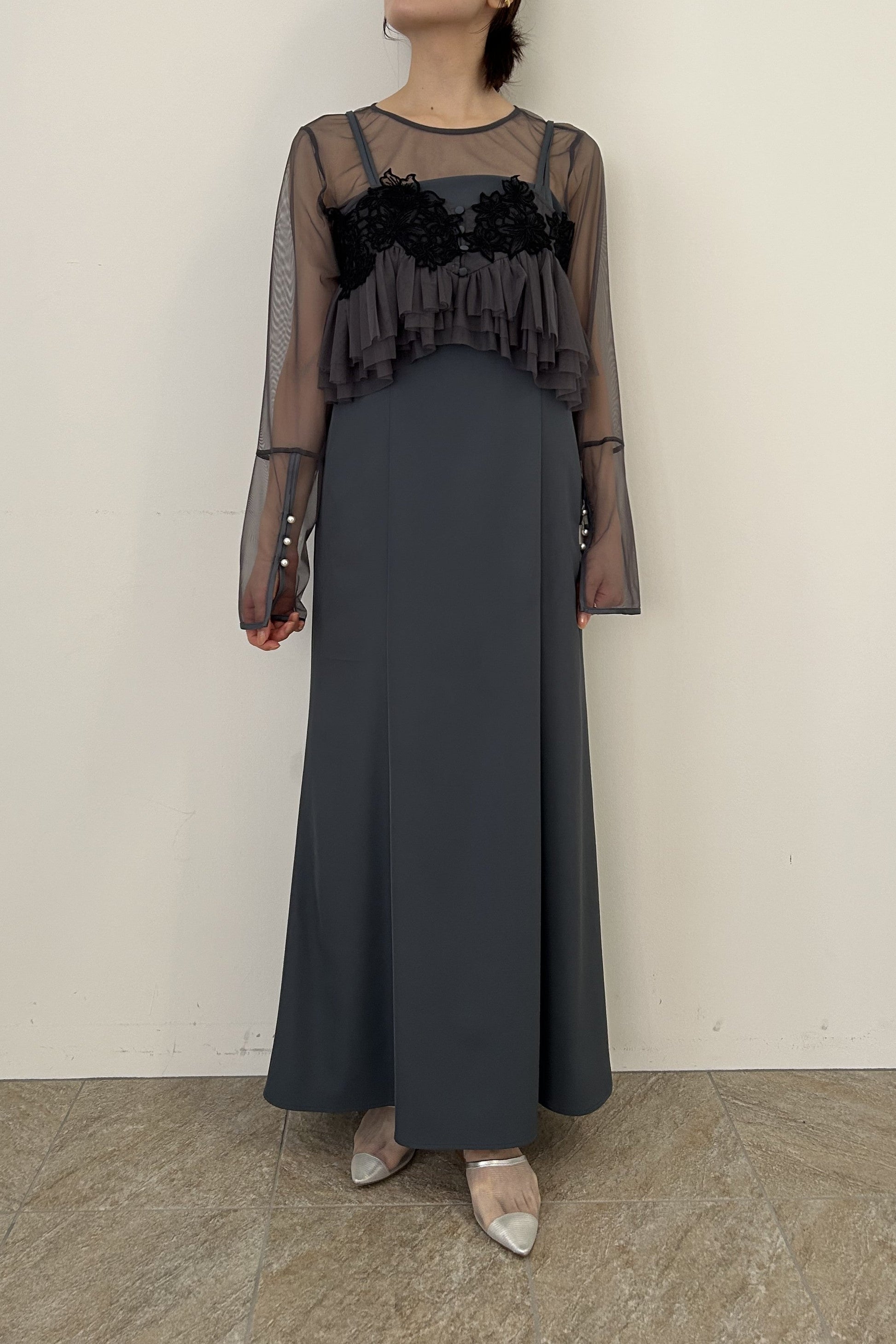 model:160cm size:M color:ブルー