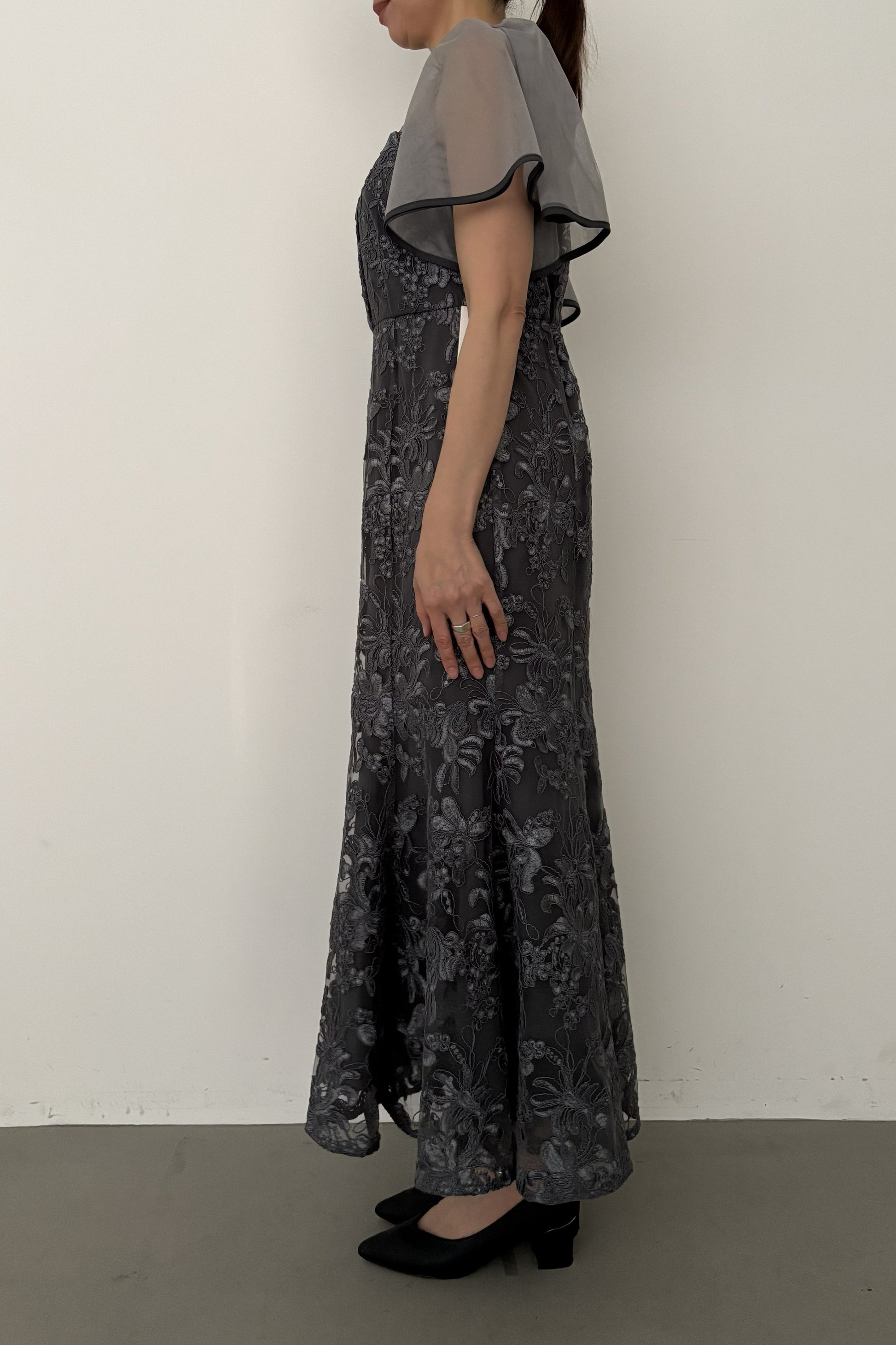 model:164cm size:L color:ネイビー