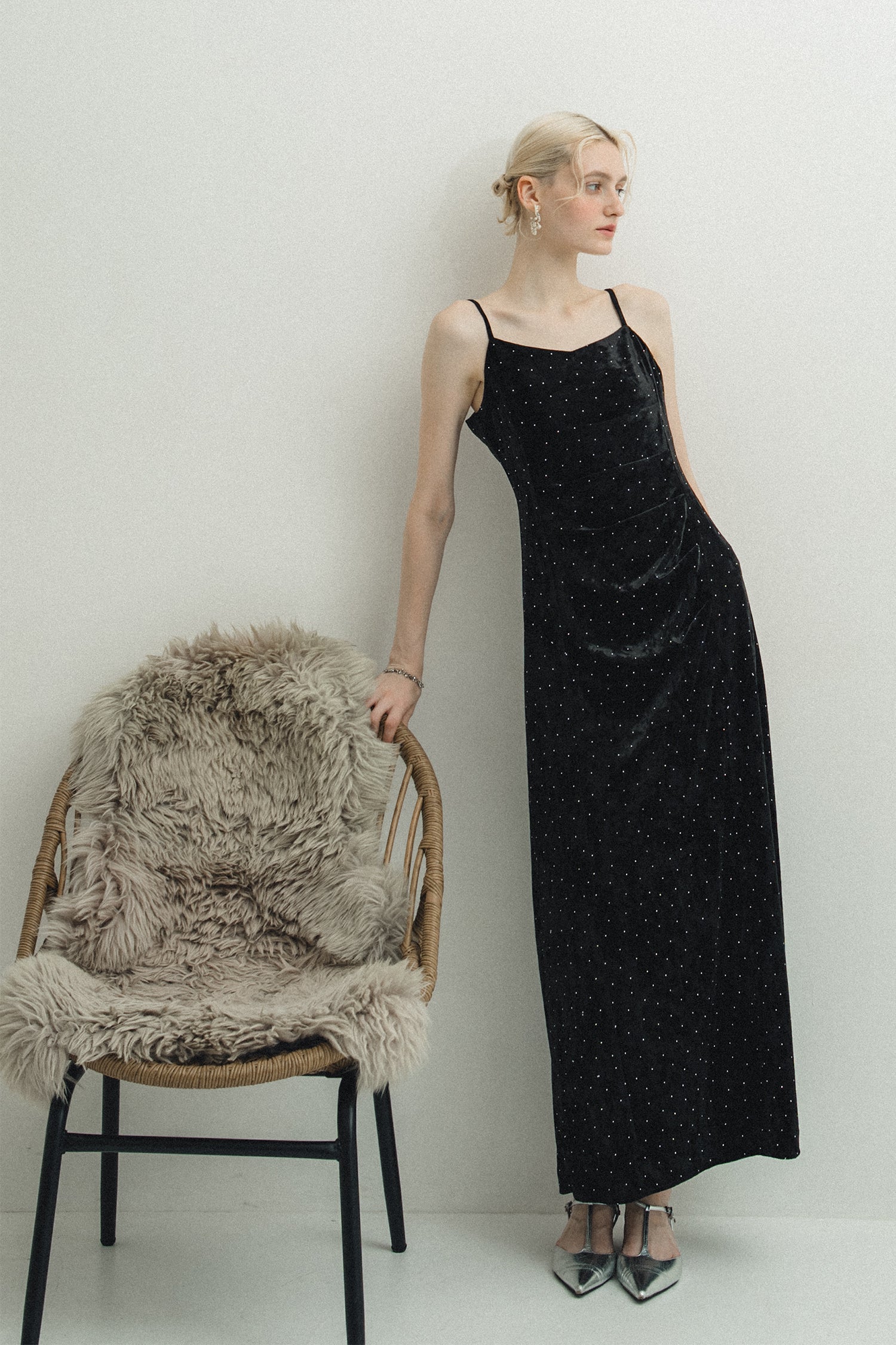 model:174cm size:モデルサイズ color:ブラック
