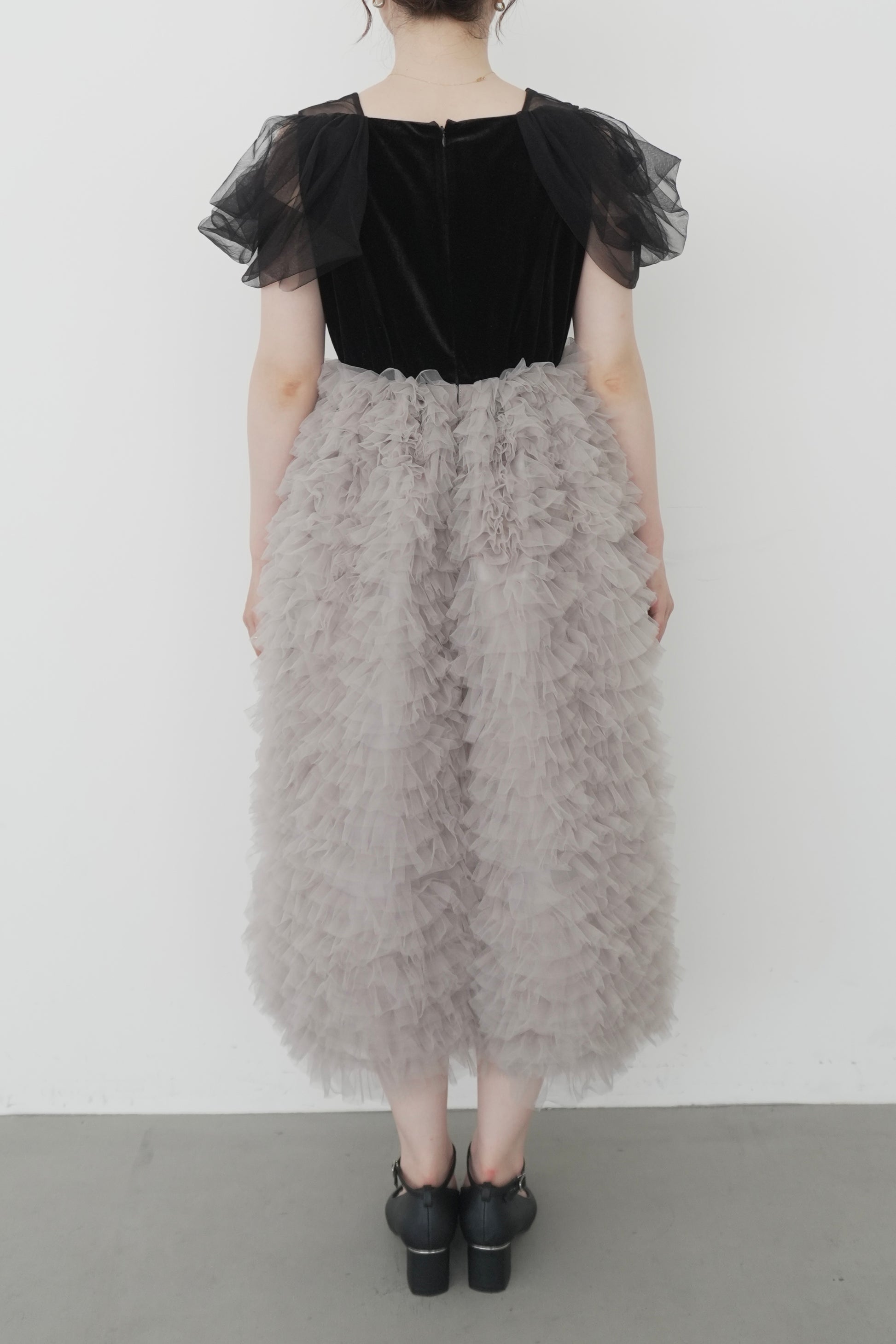model:153cm size:M color:ブラック×ベージュ