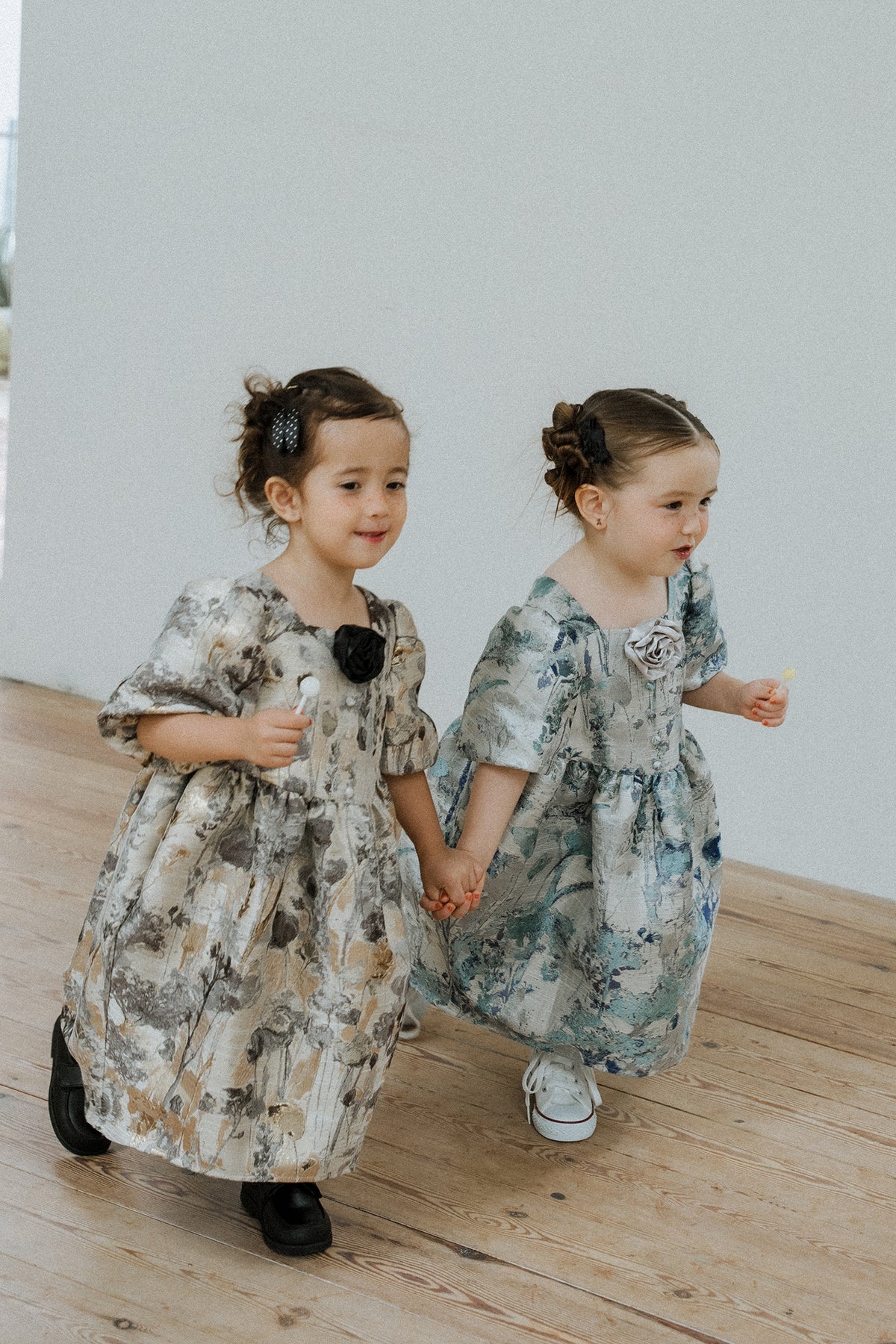 1156 Botanical jacquard dress kids