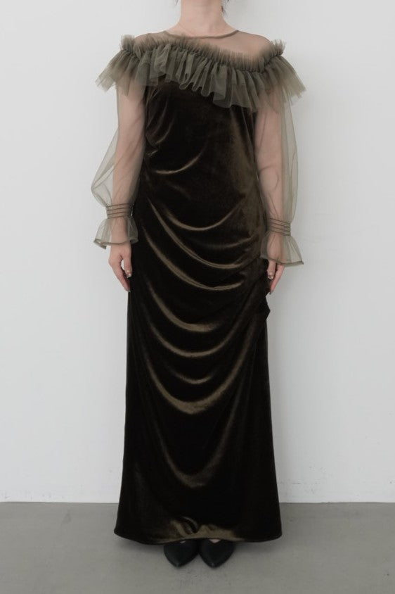 model:153cm size:L color:オリーブ
