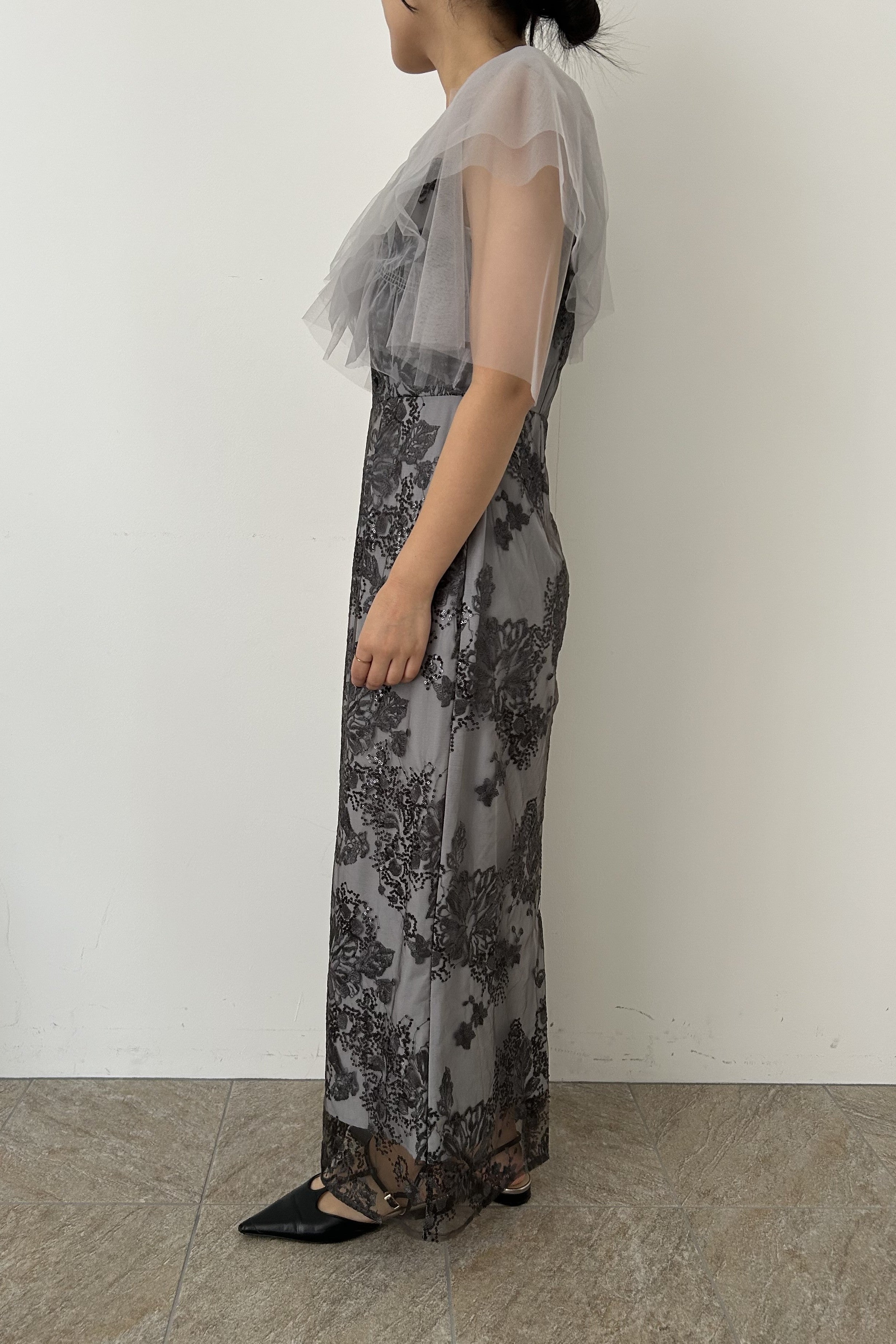 model:155cm size:M color:グレー