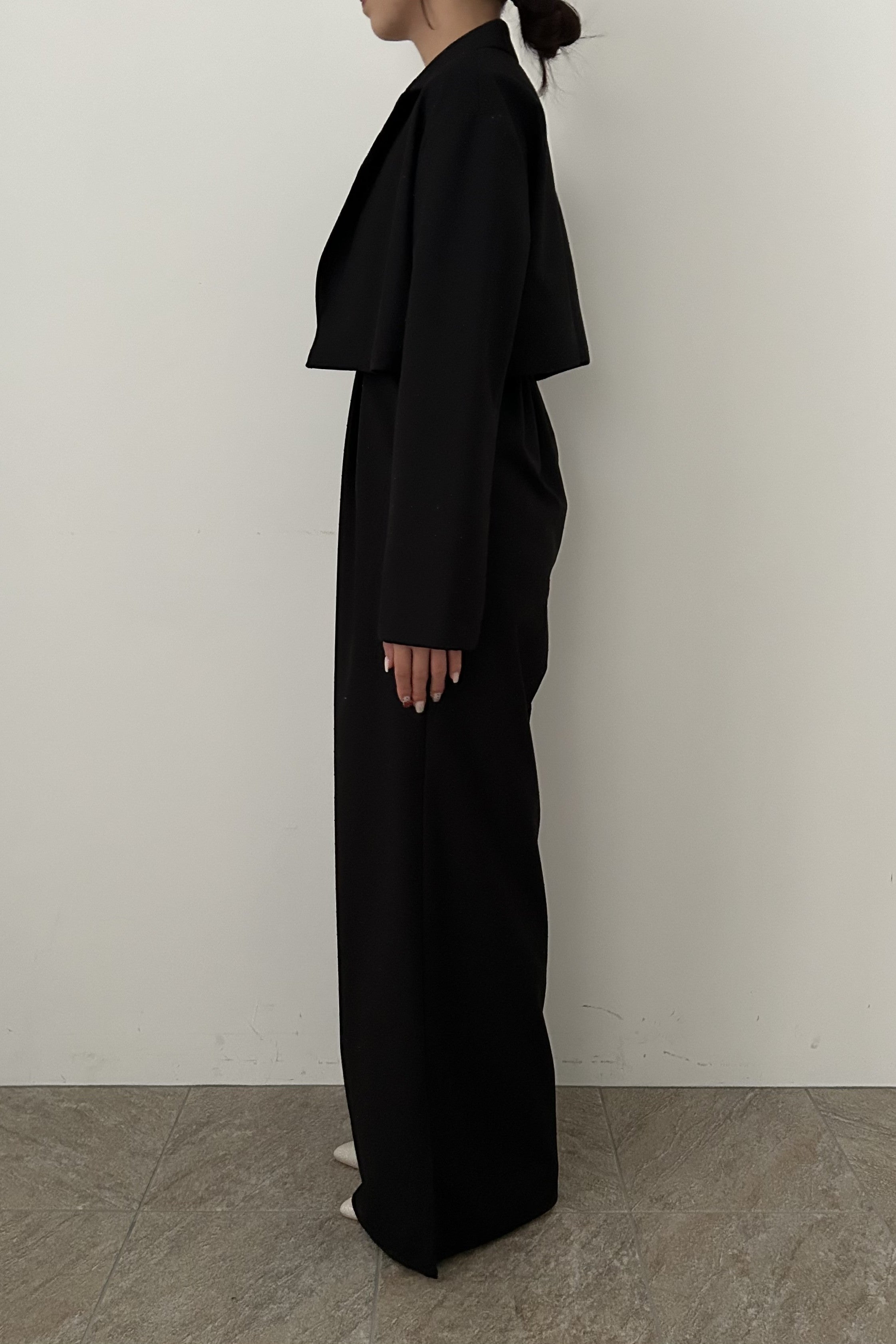 model:159cm size:M color:ブラック
