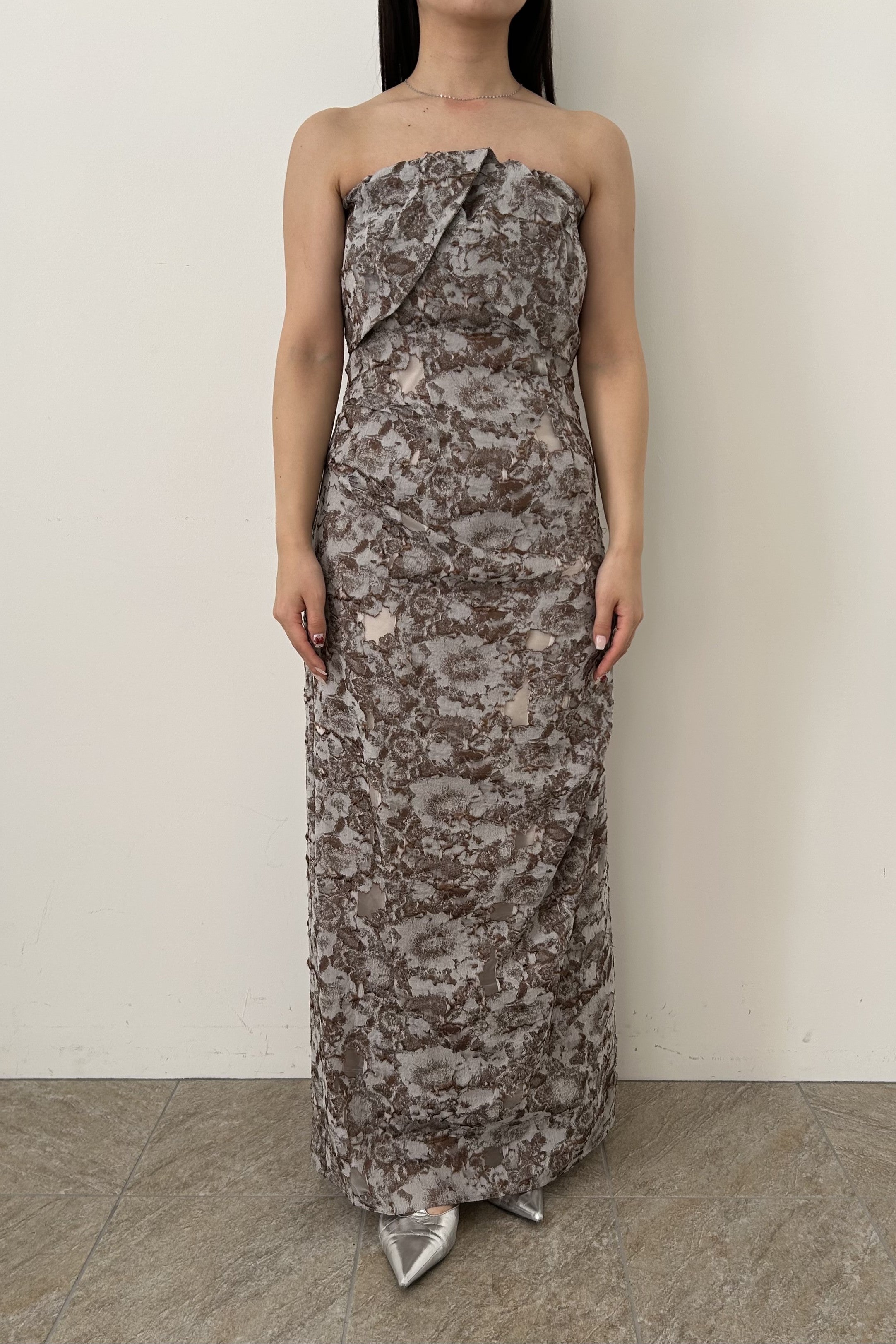 model:159cm size:M color:ブラウン