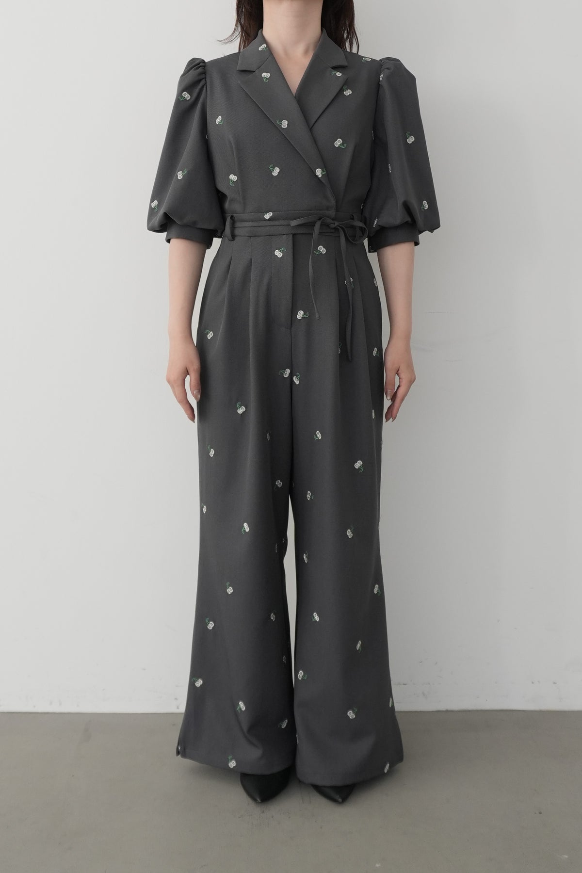 model:153cm size:S color:グレー