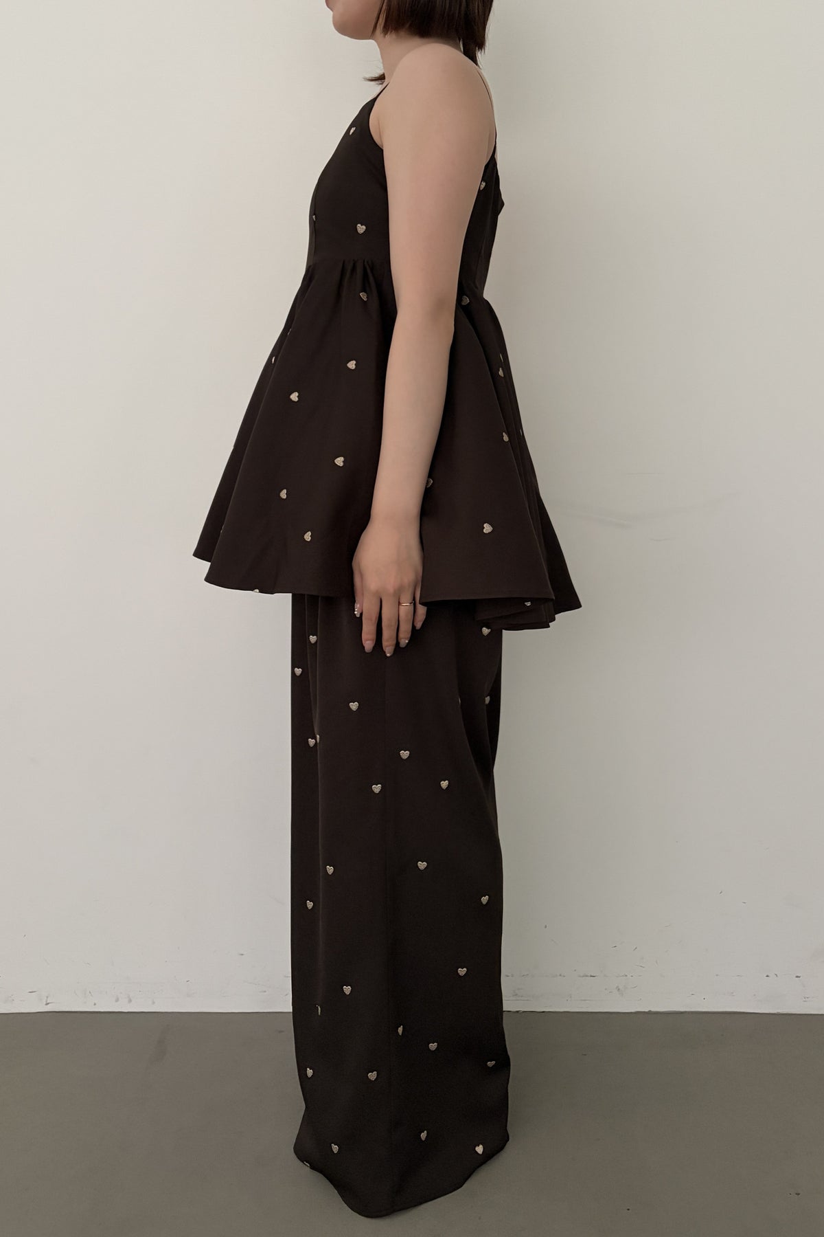 model:153cm size:M color:ブラウン