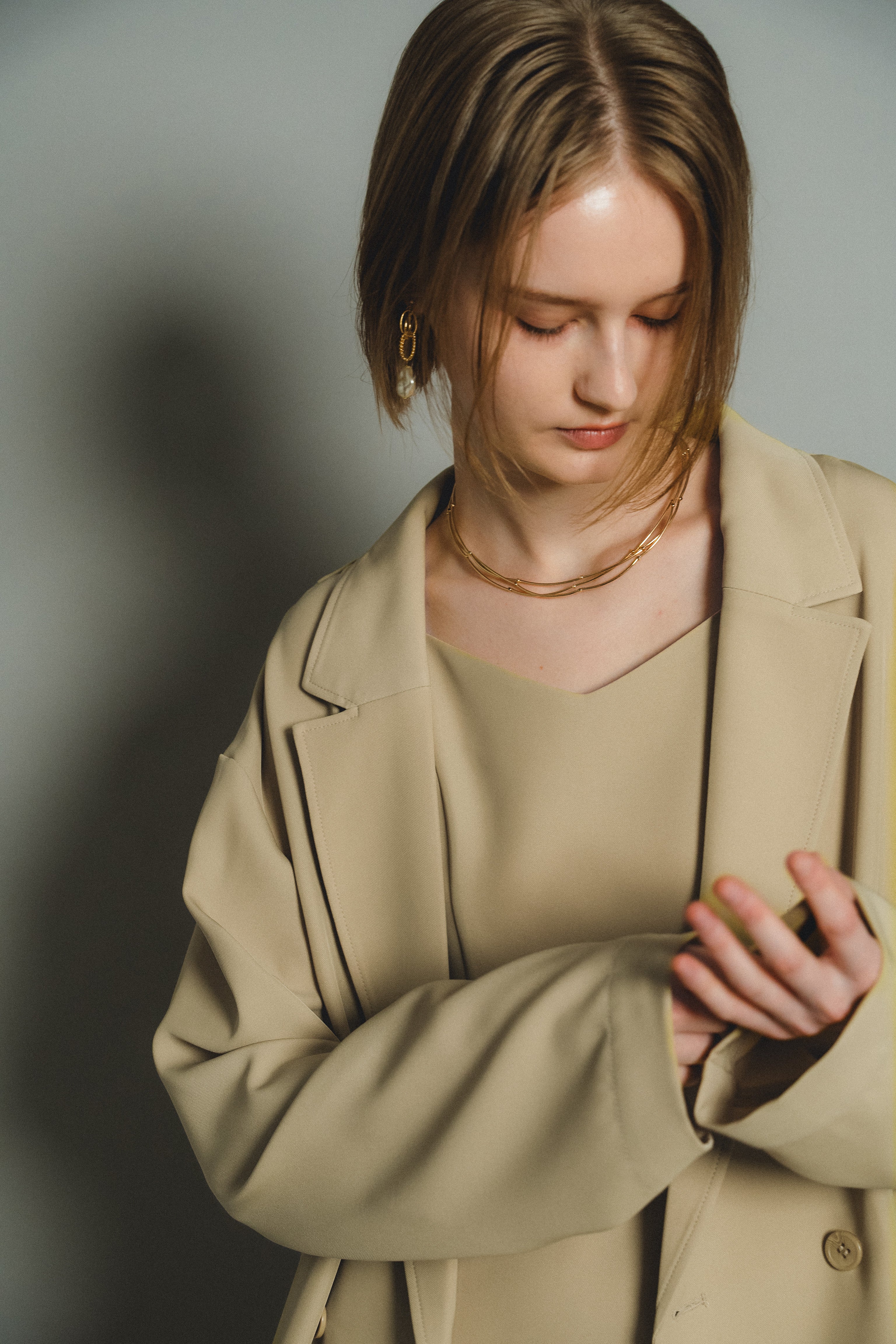 934 Transparent hem setup dress