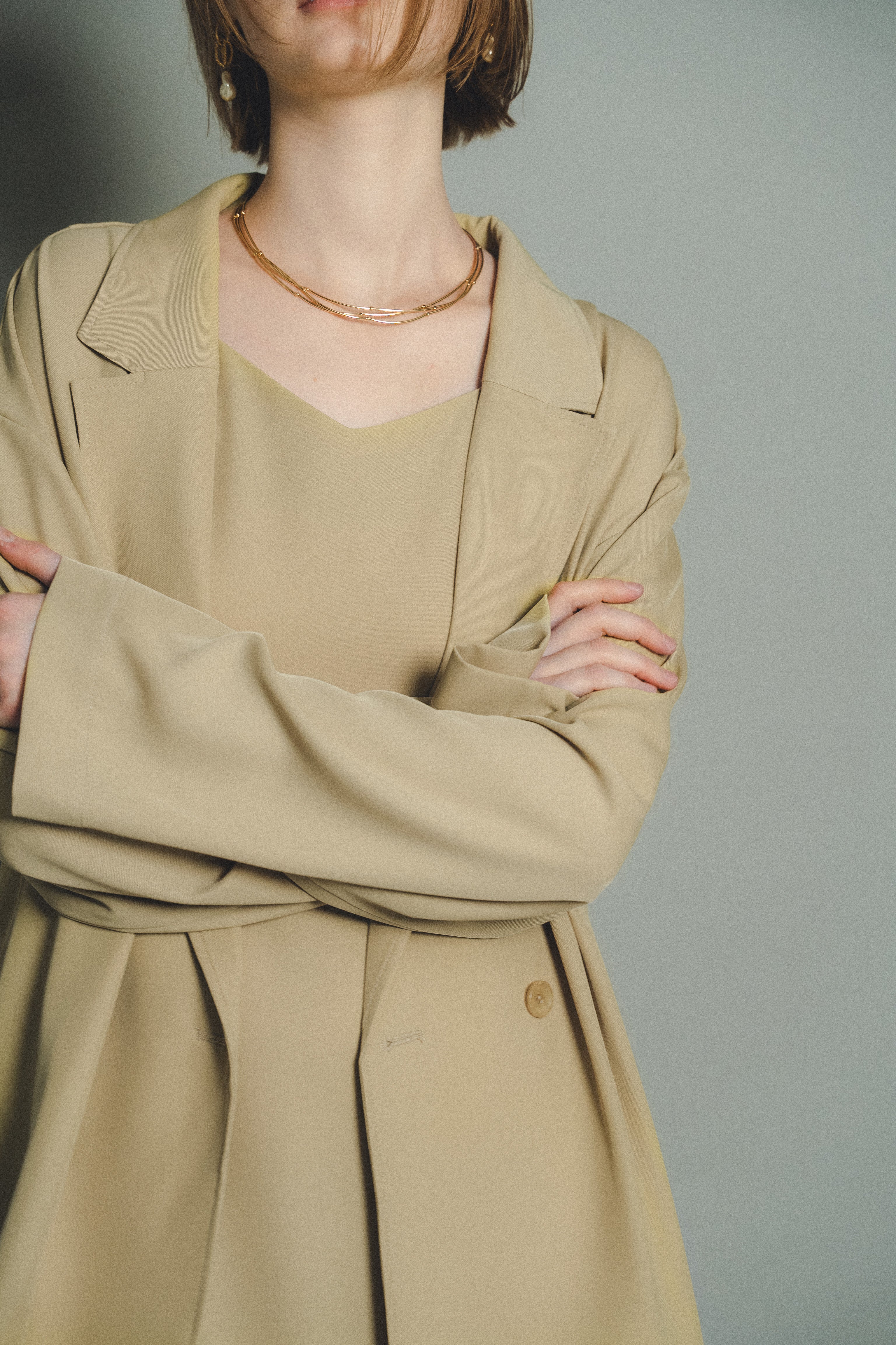 934 Transparent hem setup dress