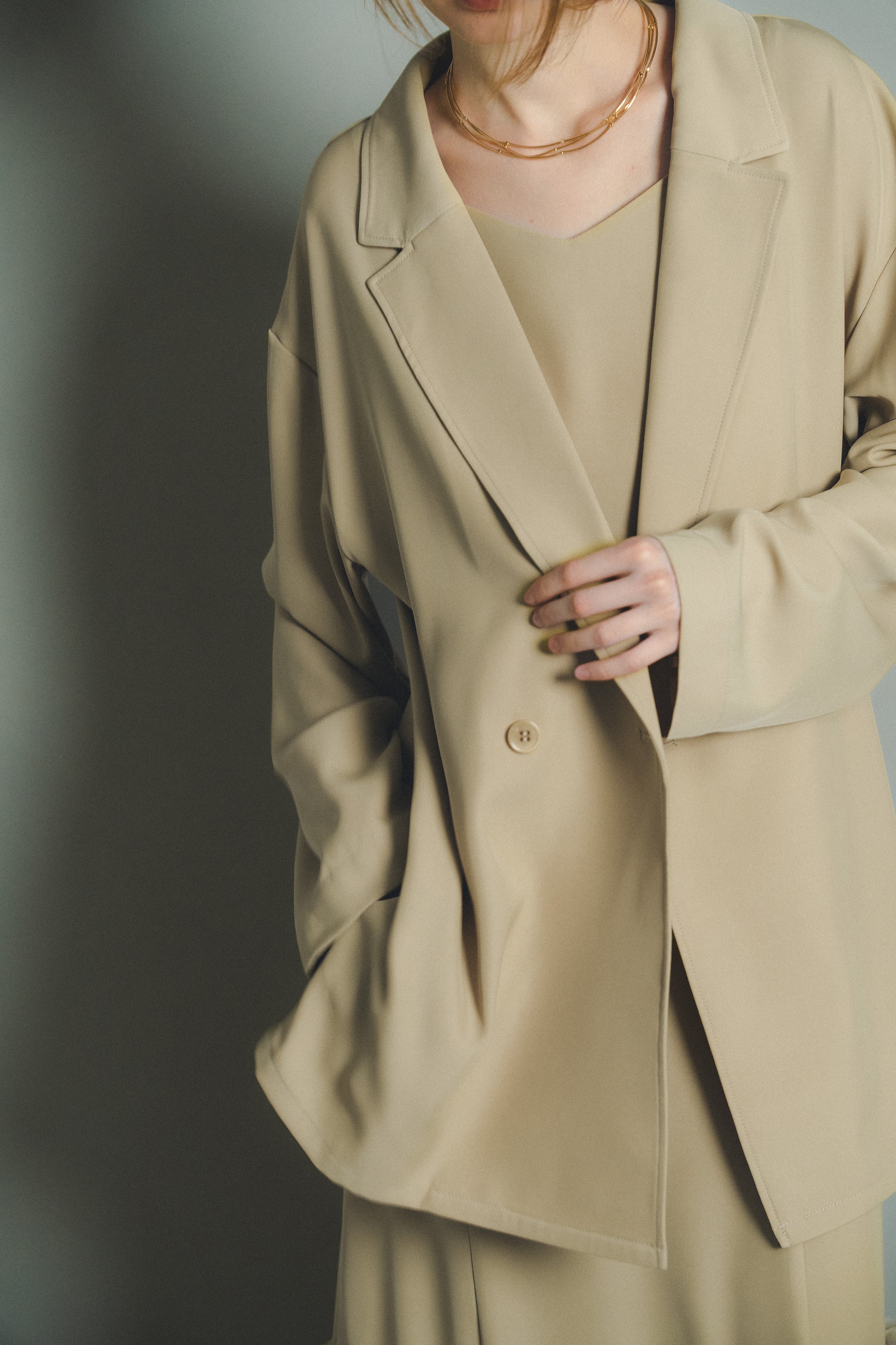 934 Transparent hem setup dress