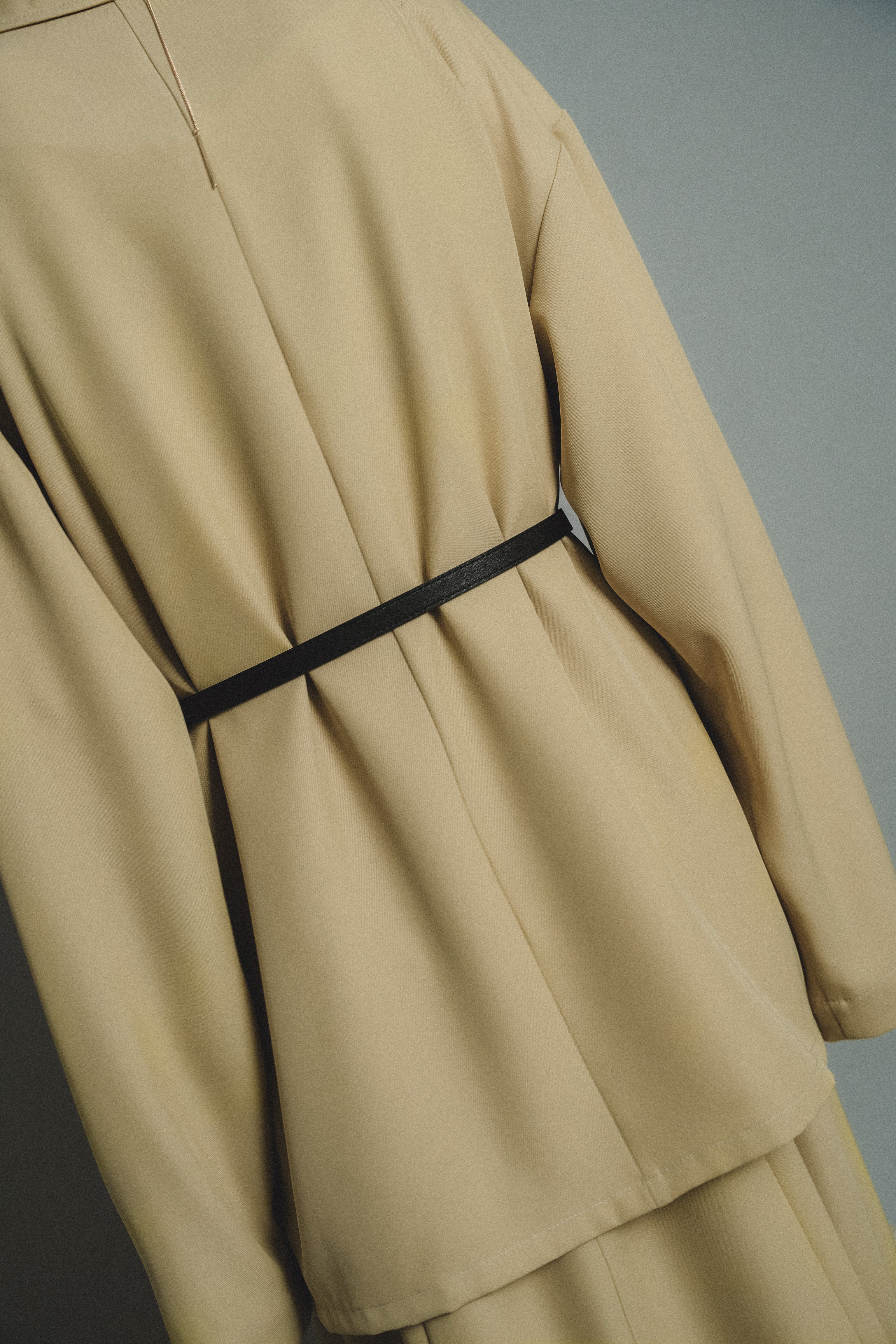 934 Transparent hem setup dress