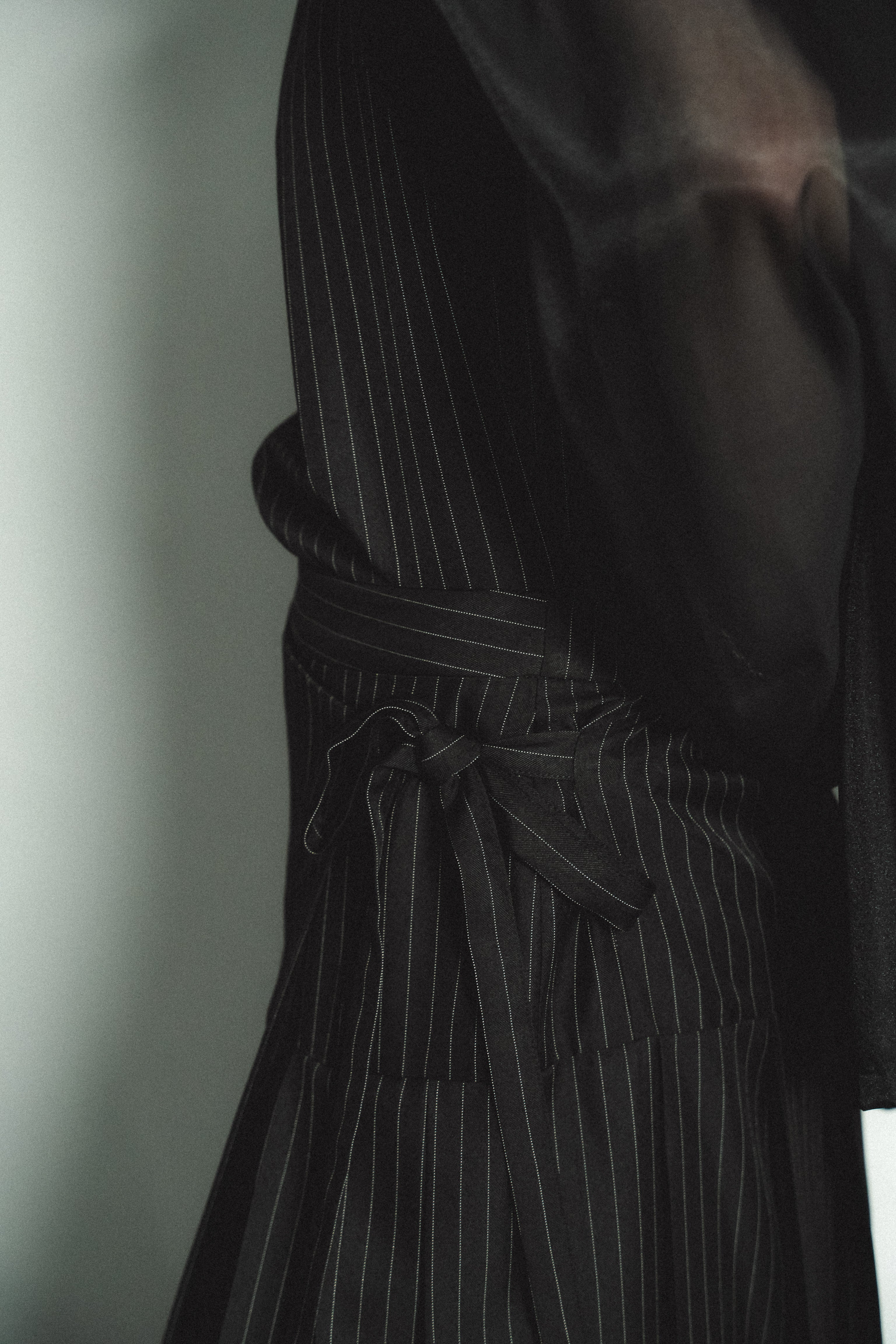 989 Pleats skirt sheer jk set up