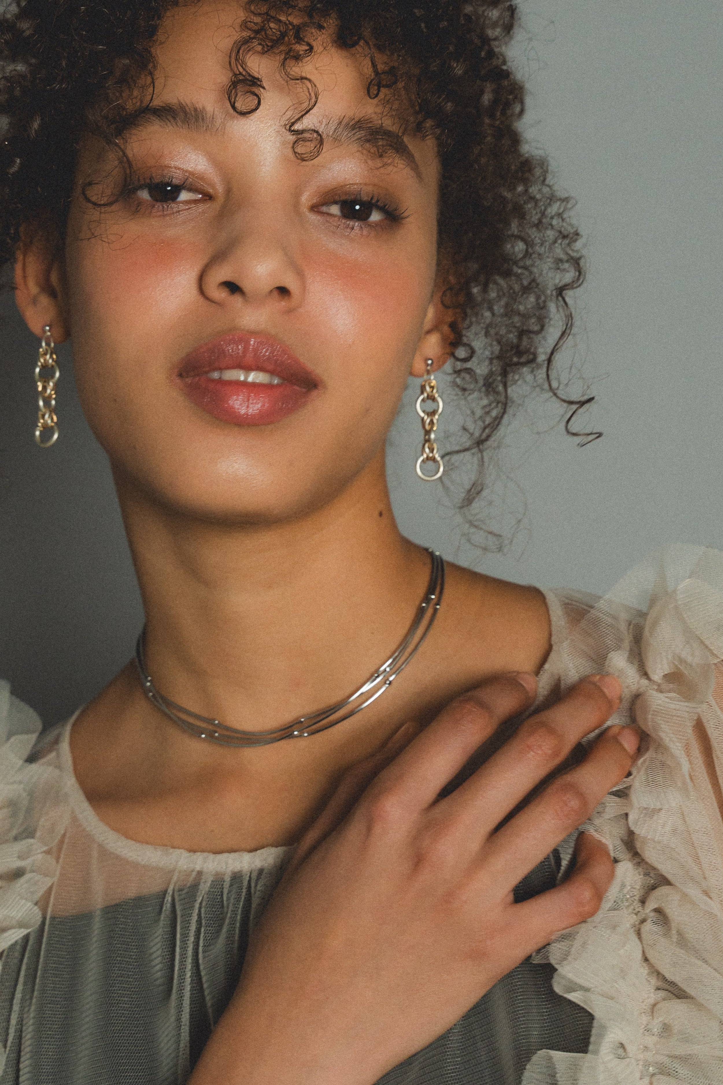 975 Twiggy metal necklace