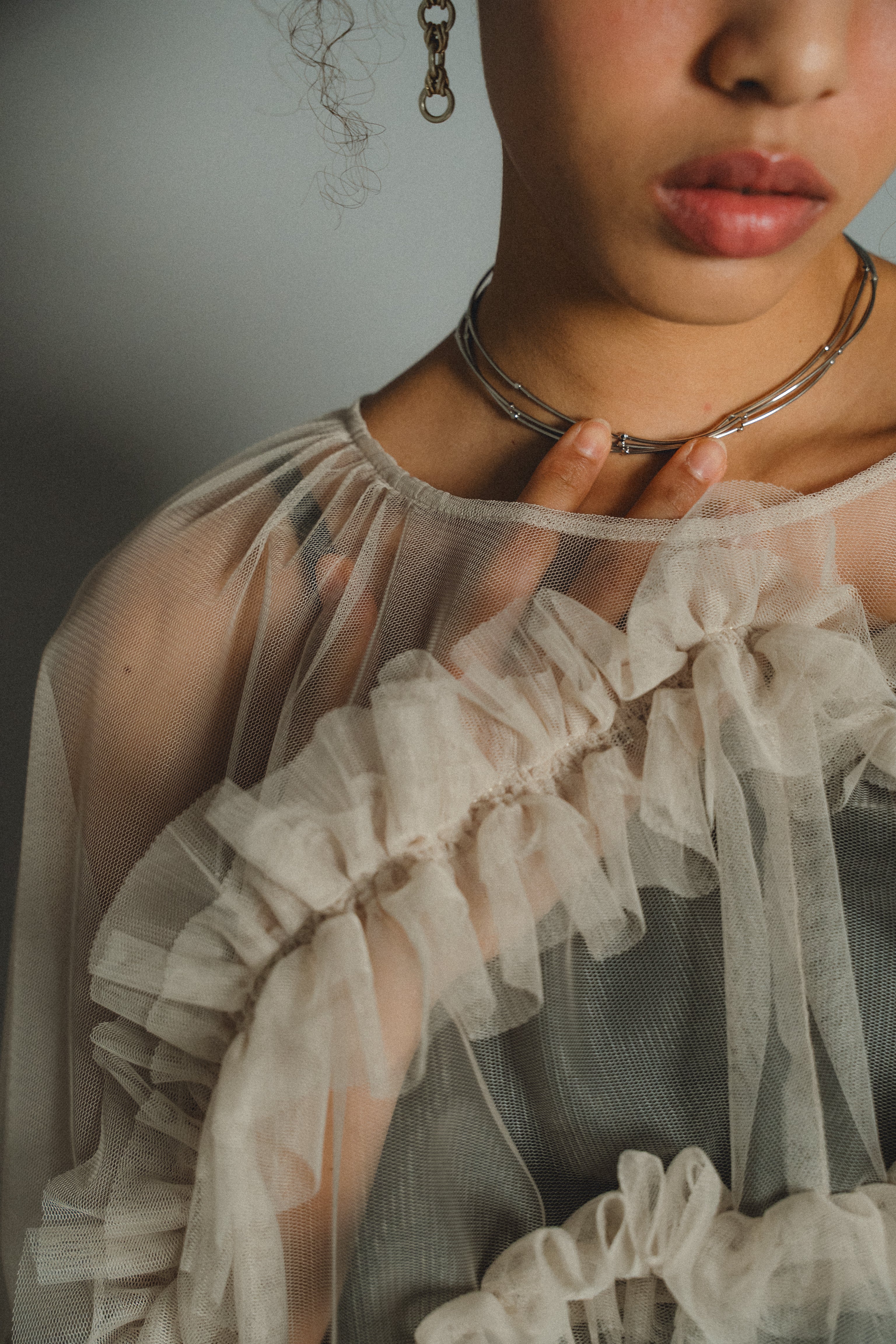 975 Twiggy metal necklace