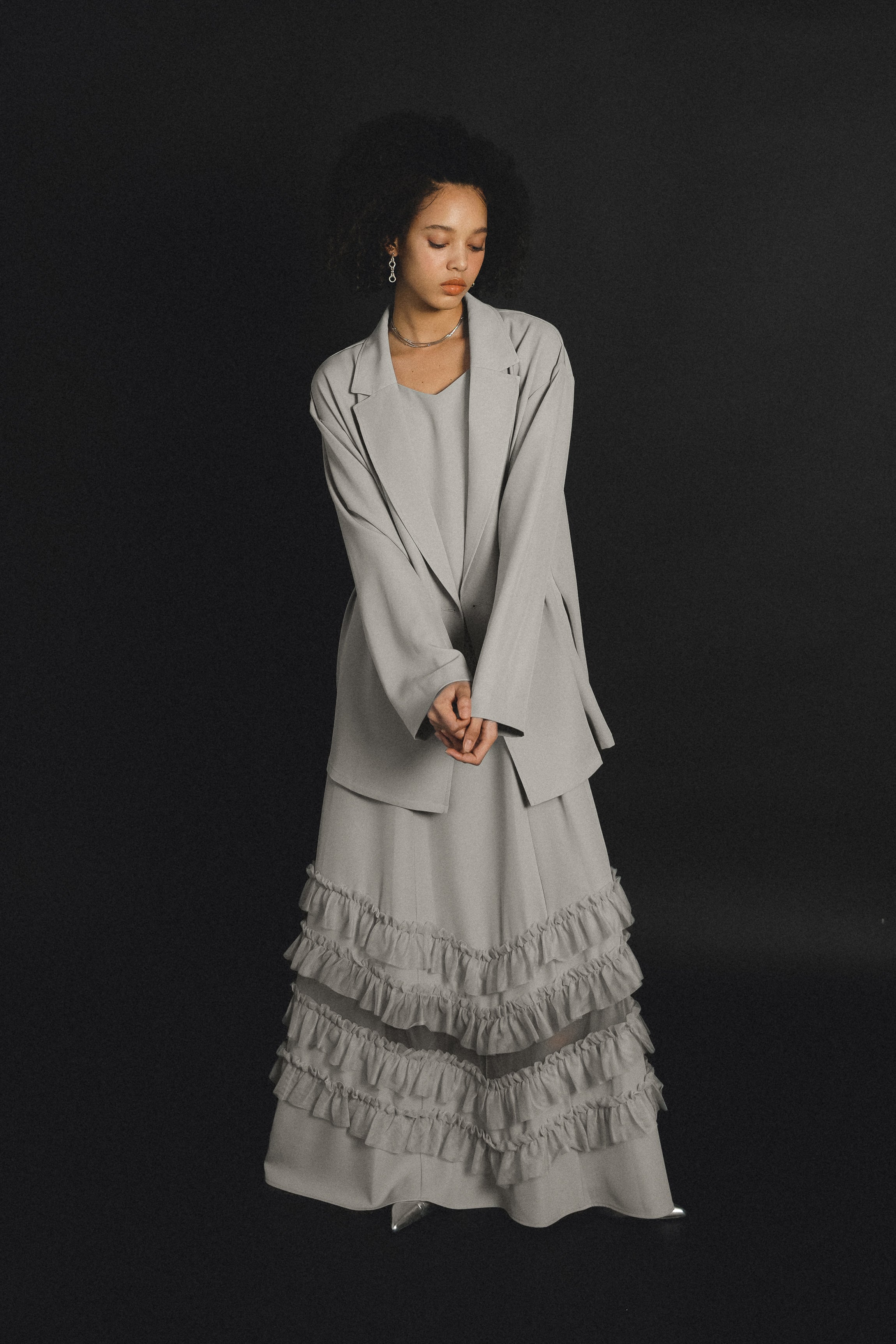 美品 et.UNiVER Transparent hem setup dress et.UNiVER │934 Transparent hem setup dress – et.UNiVER │ 公式