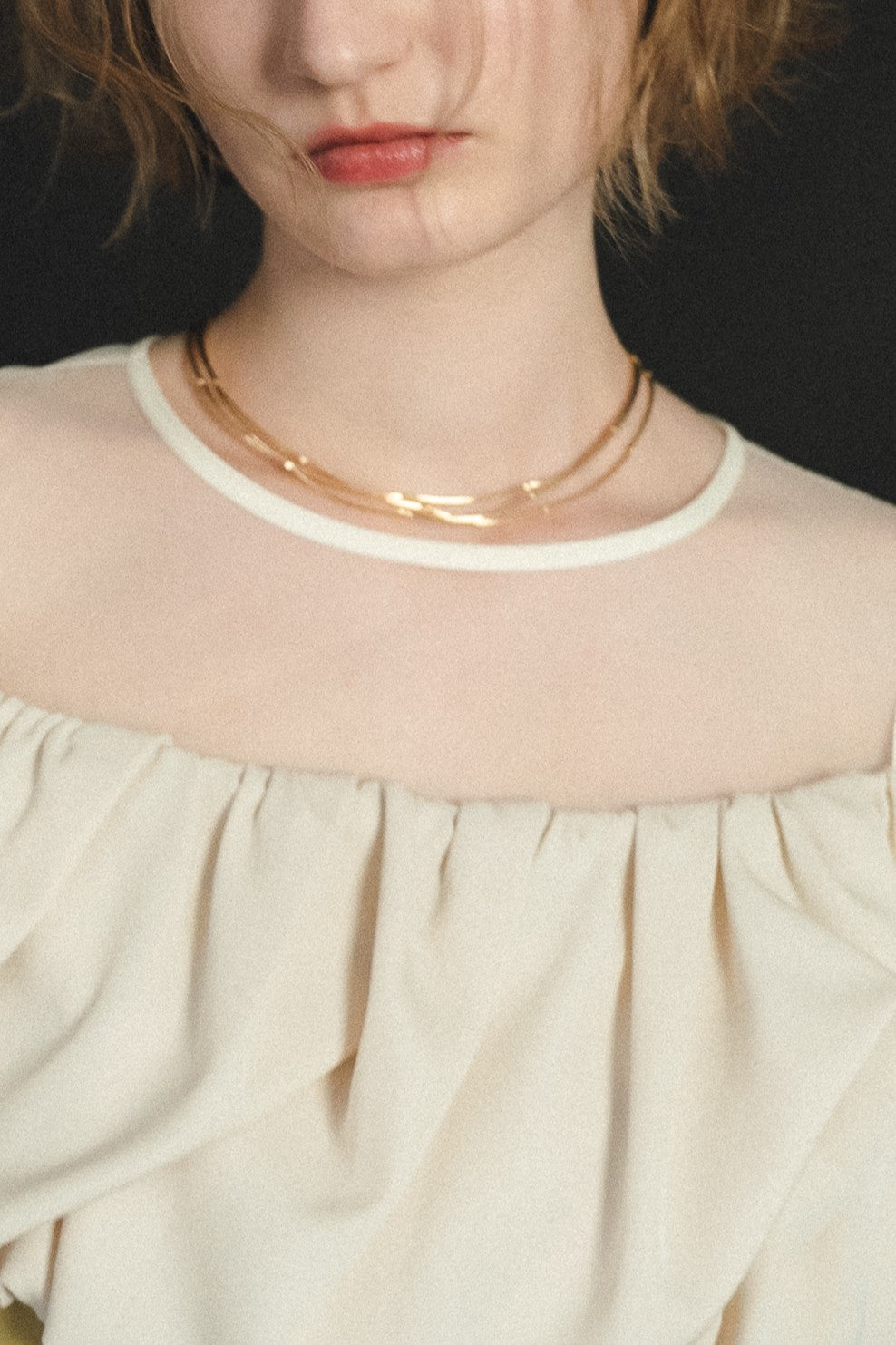 975 Twiggy metal necklace